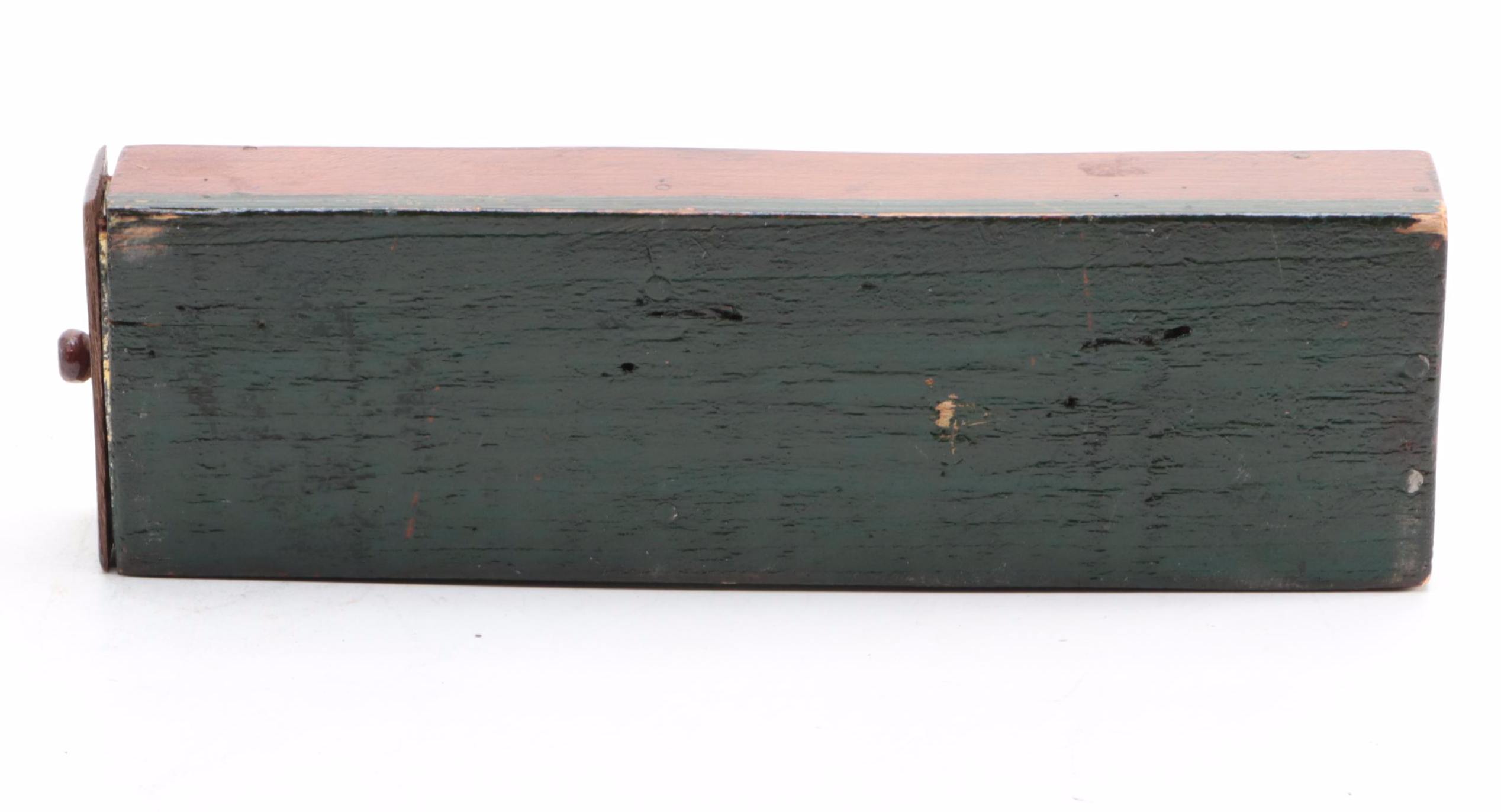 Chris Ramsey Cherry Top Hat with Victorian Cribbage Board and Painted Box