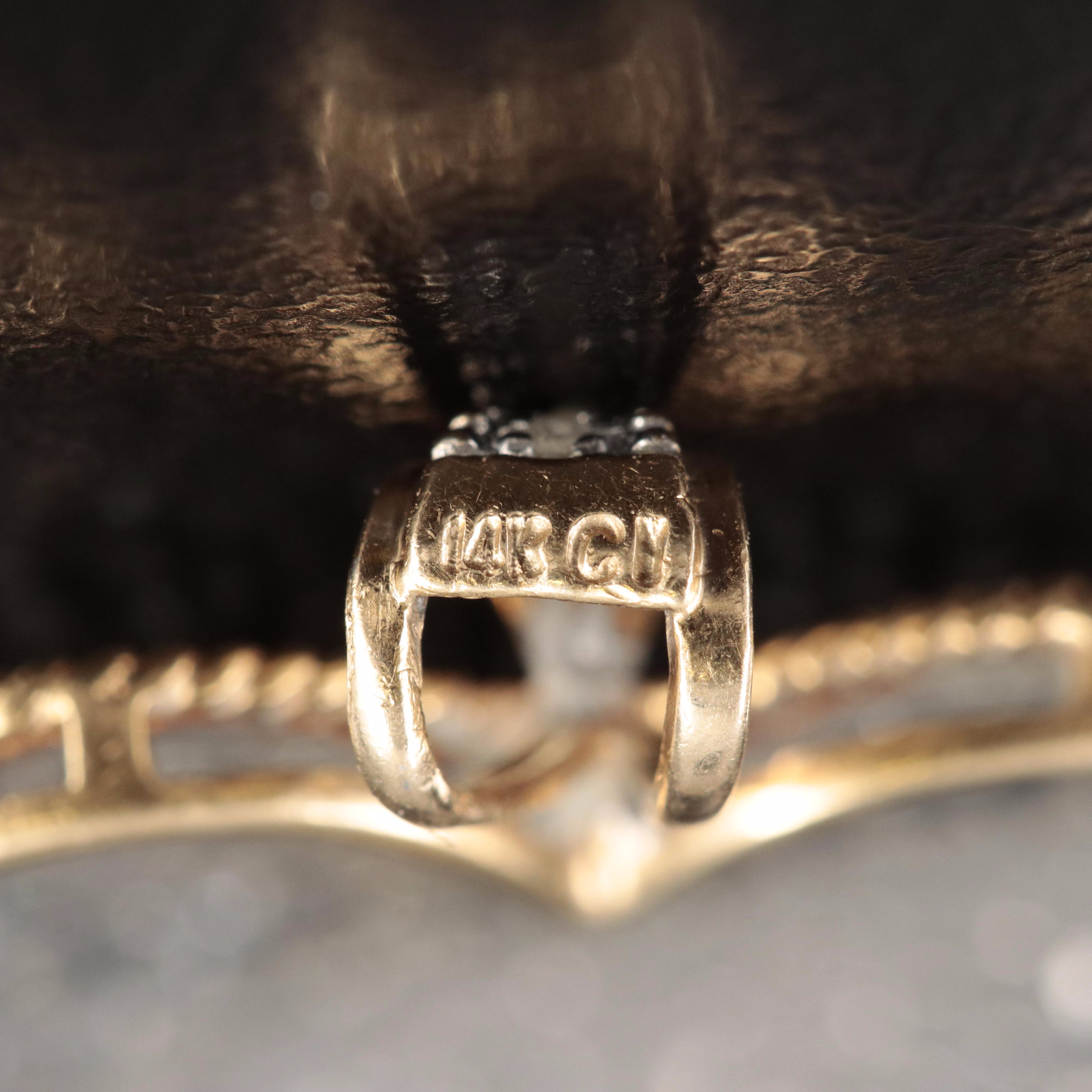 14K 1.45 CTW Diamond Heart Pendant