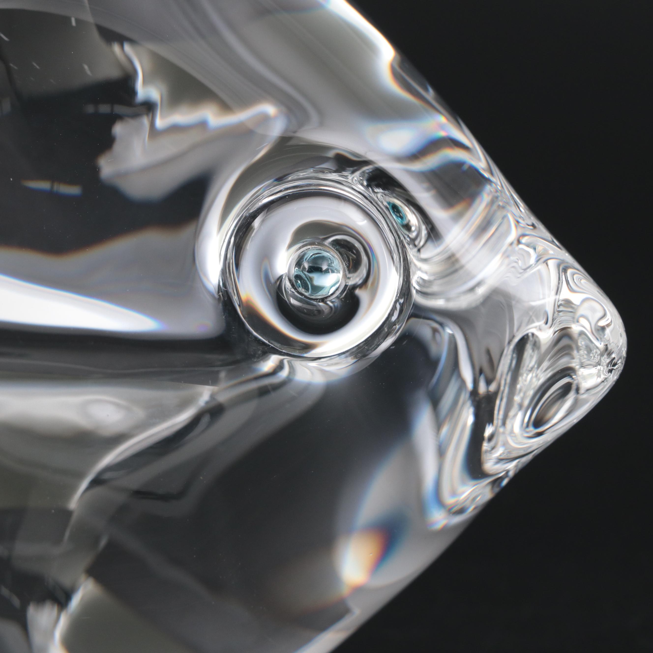 Steuben Art Glass "Reef Fish" Figurine