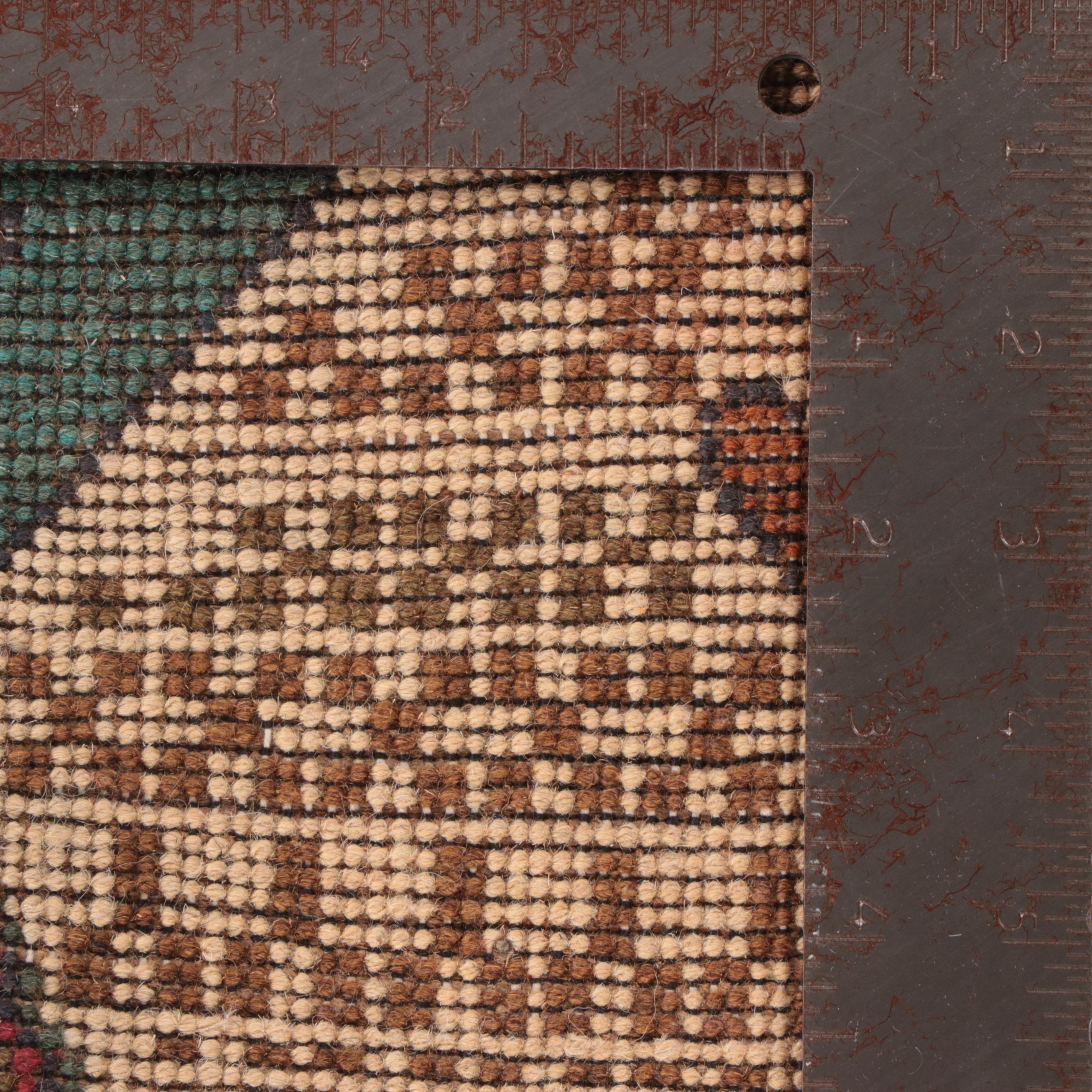 2'1 x 2'9 Hand-Knotted Afghan War Accent Rug