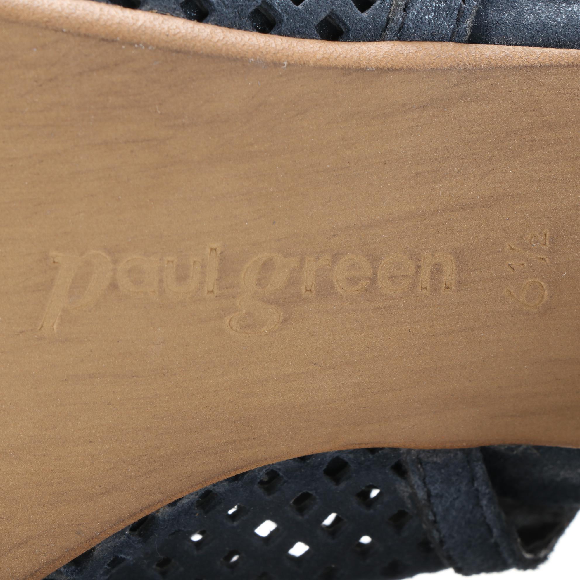 Paul Green Lois Sandals in Leather Mesh with Boxes