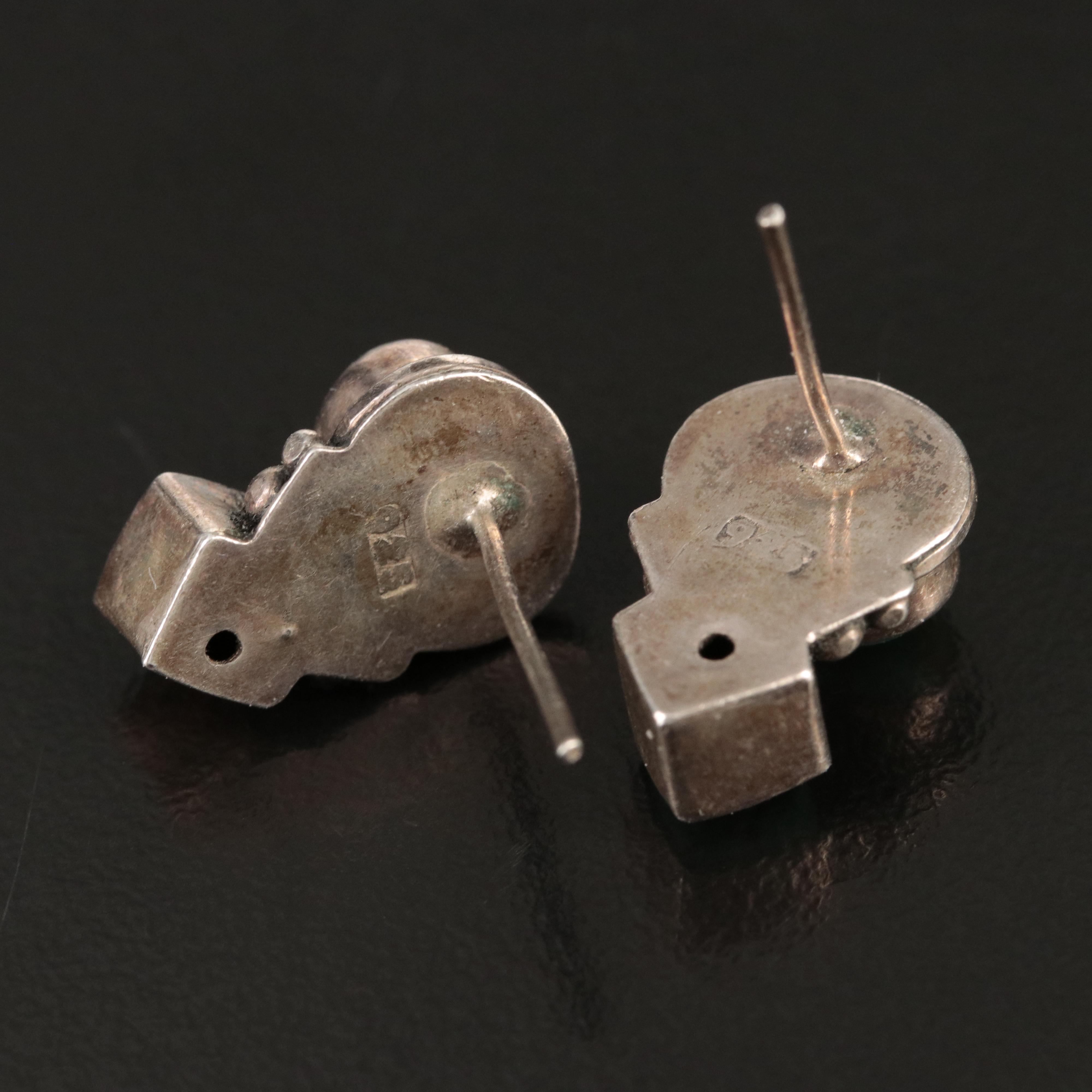 Sterling Turquoise Earrings