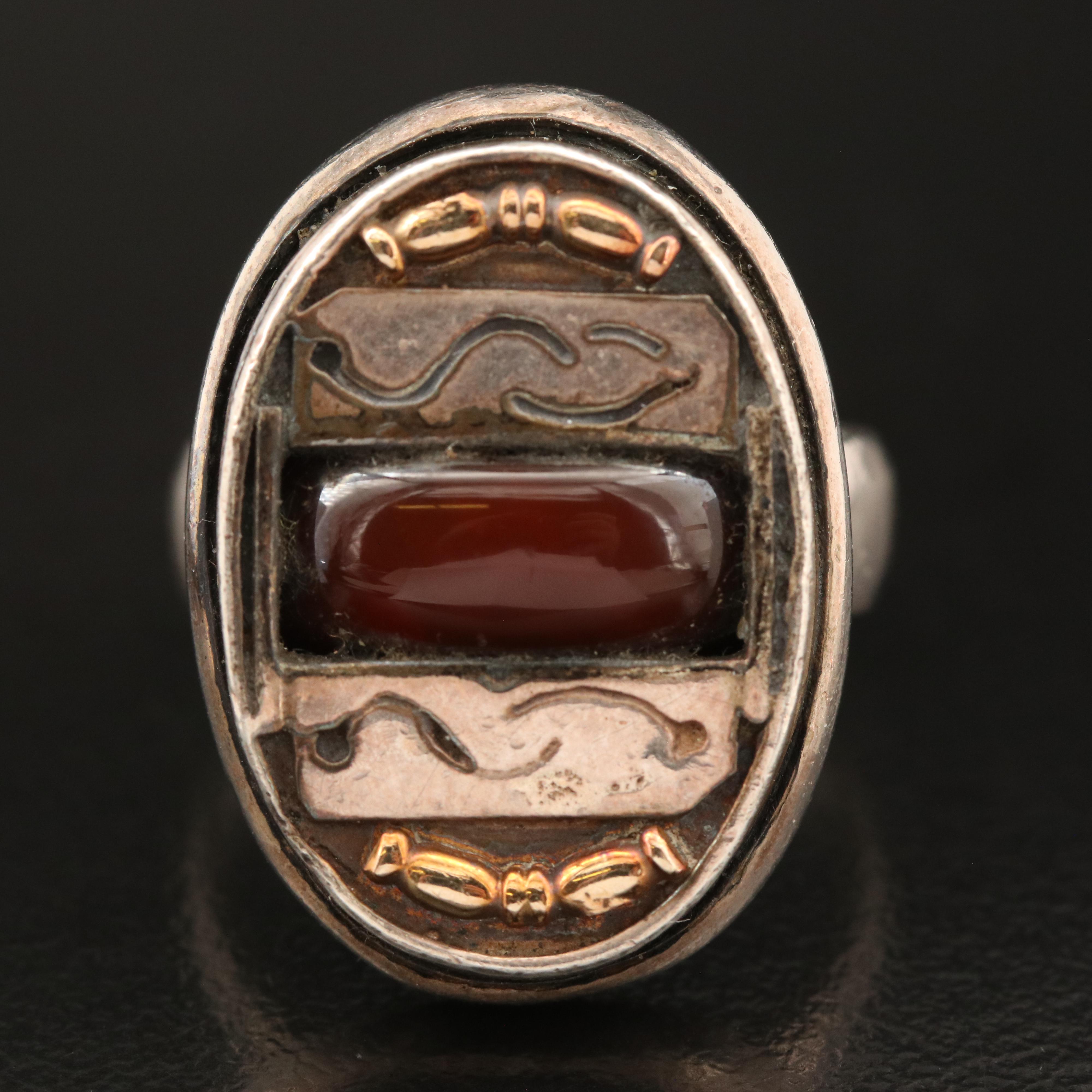 Sterling Sapphire Ring