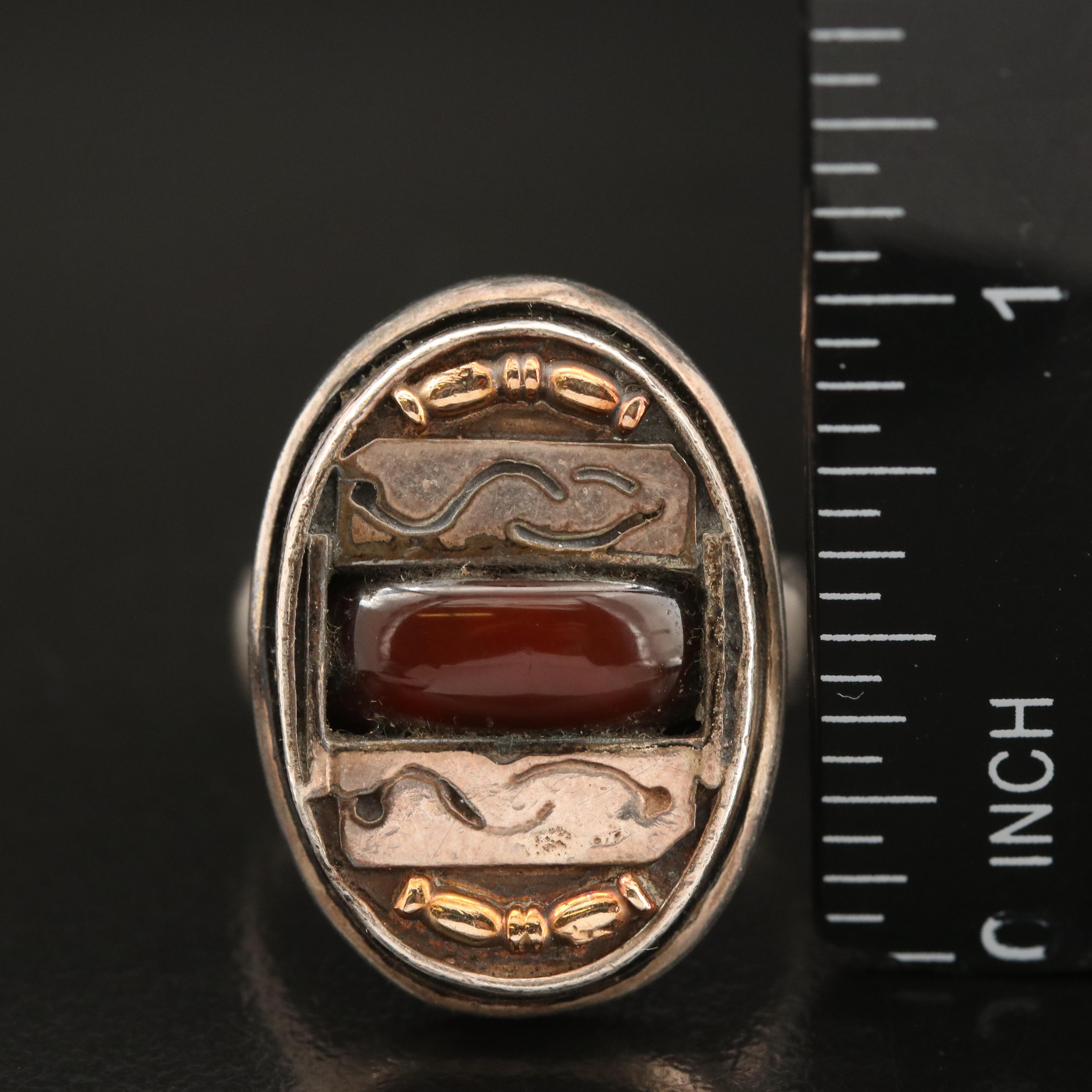 Sterling Sapphire Ring