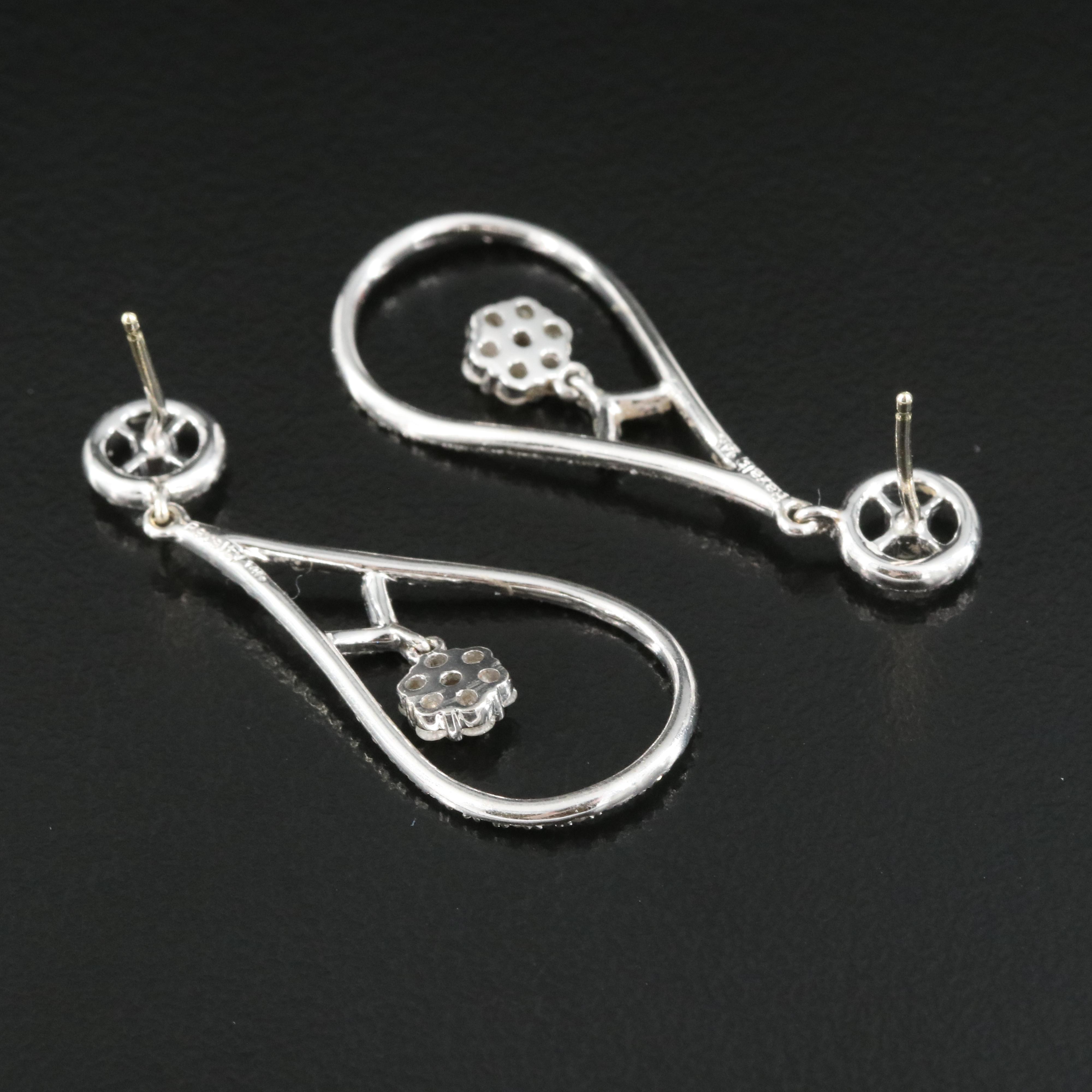 14K 0.75 CTW Diamond Teardrop Earrings