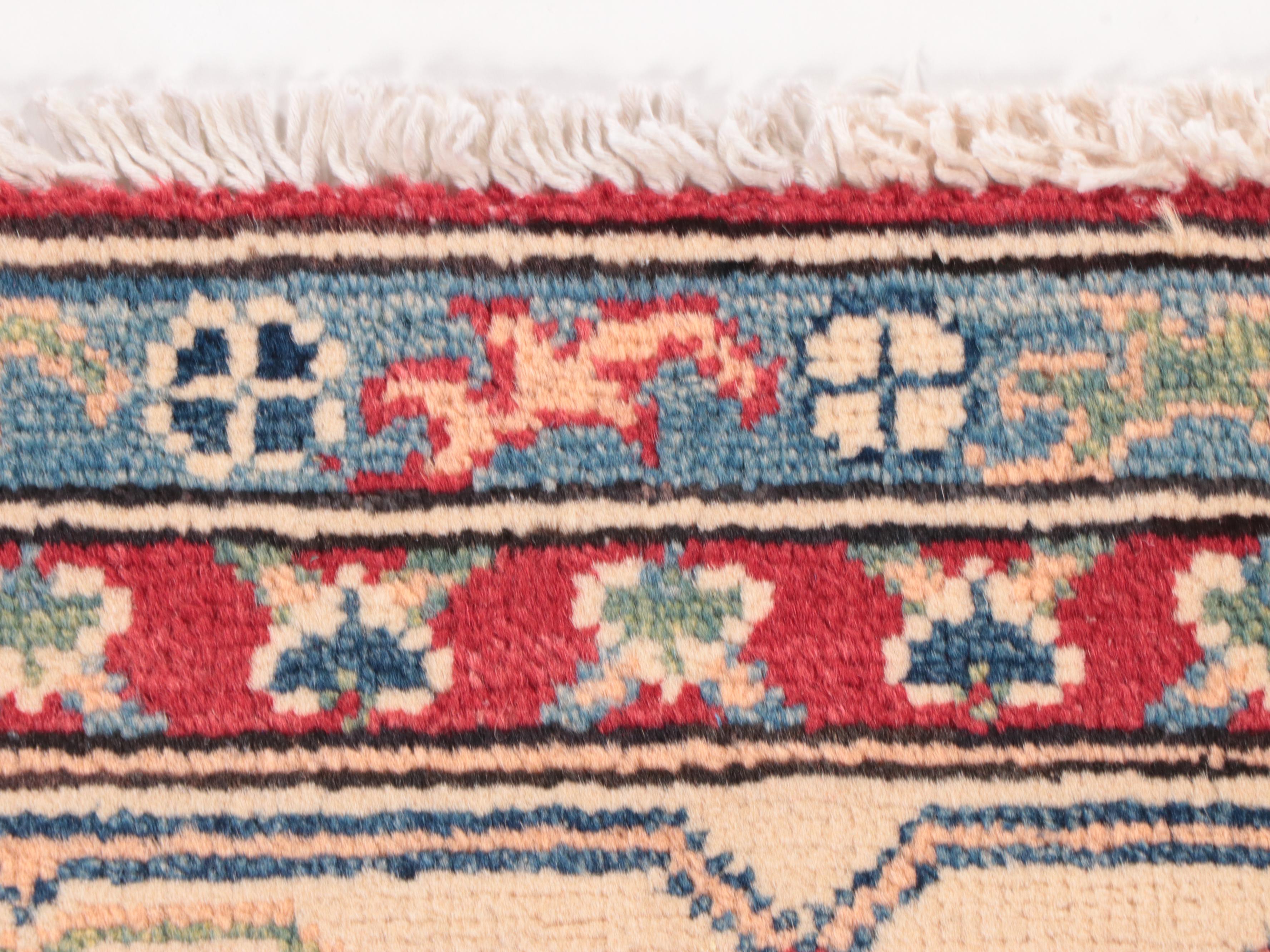5'1 x 6'10 Hand-Knotted Afghan Kazak Style Area Rug