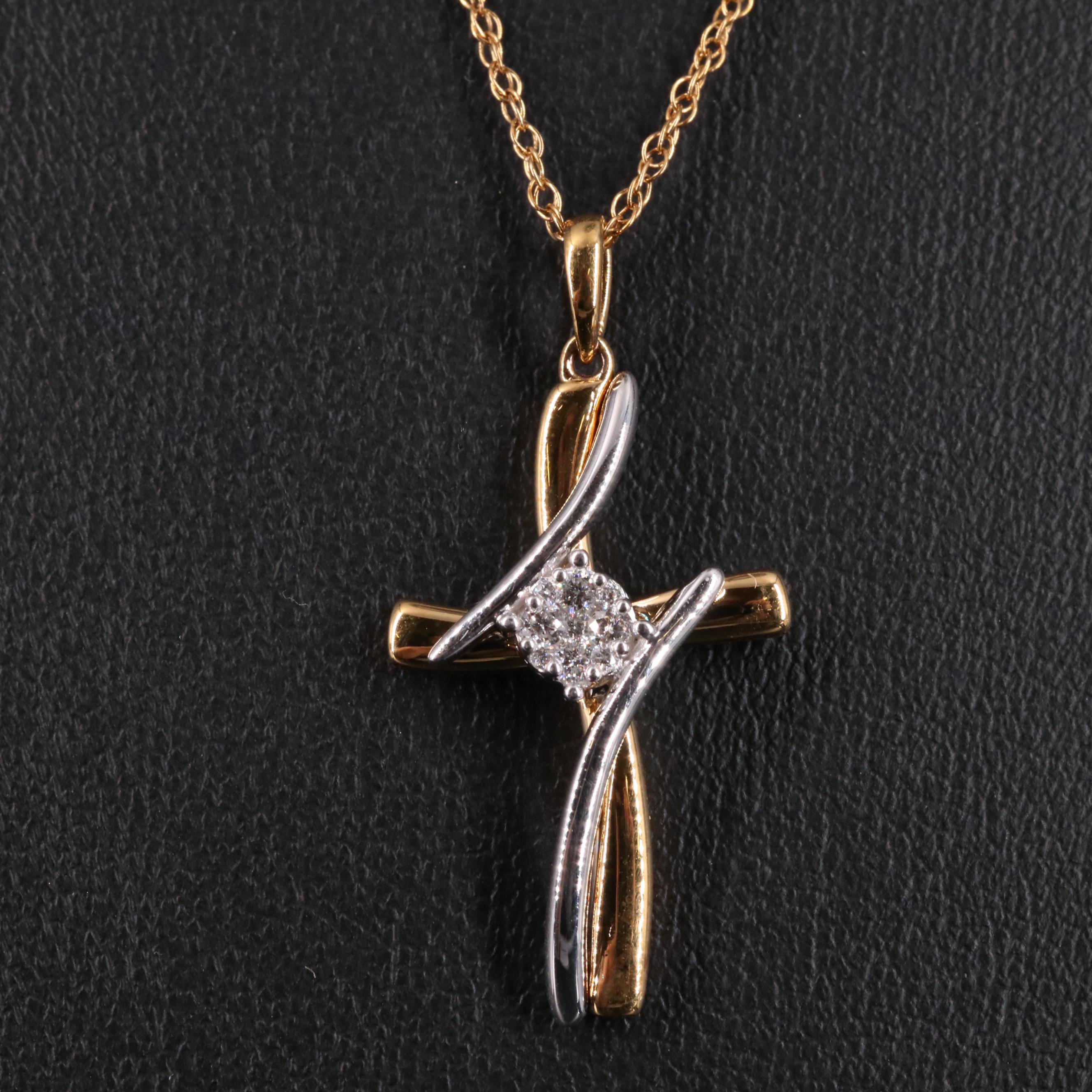 Sterling Cross Pendant Necklace