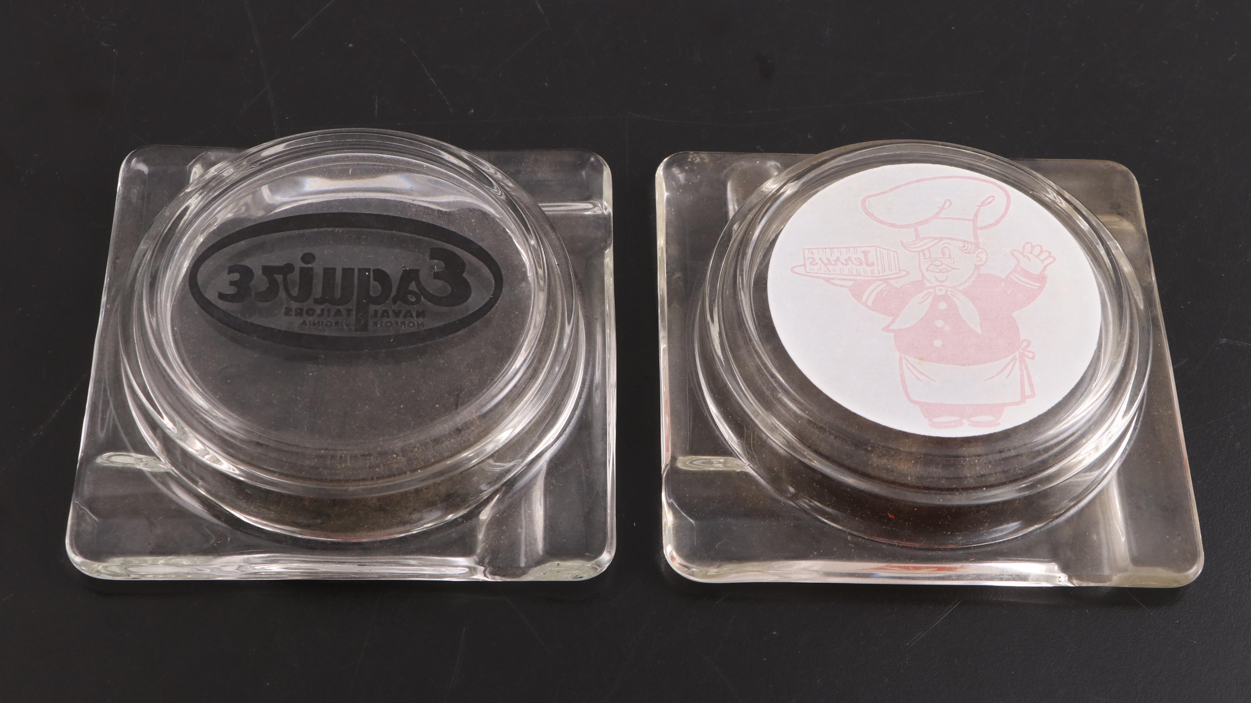 Frisch's Big Boy, Indiana Dunes State Park and Other Glass Advertising Ashtrays