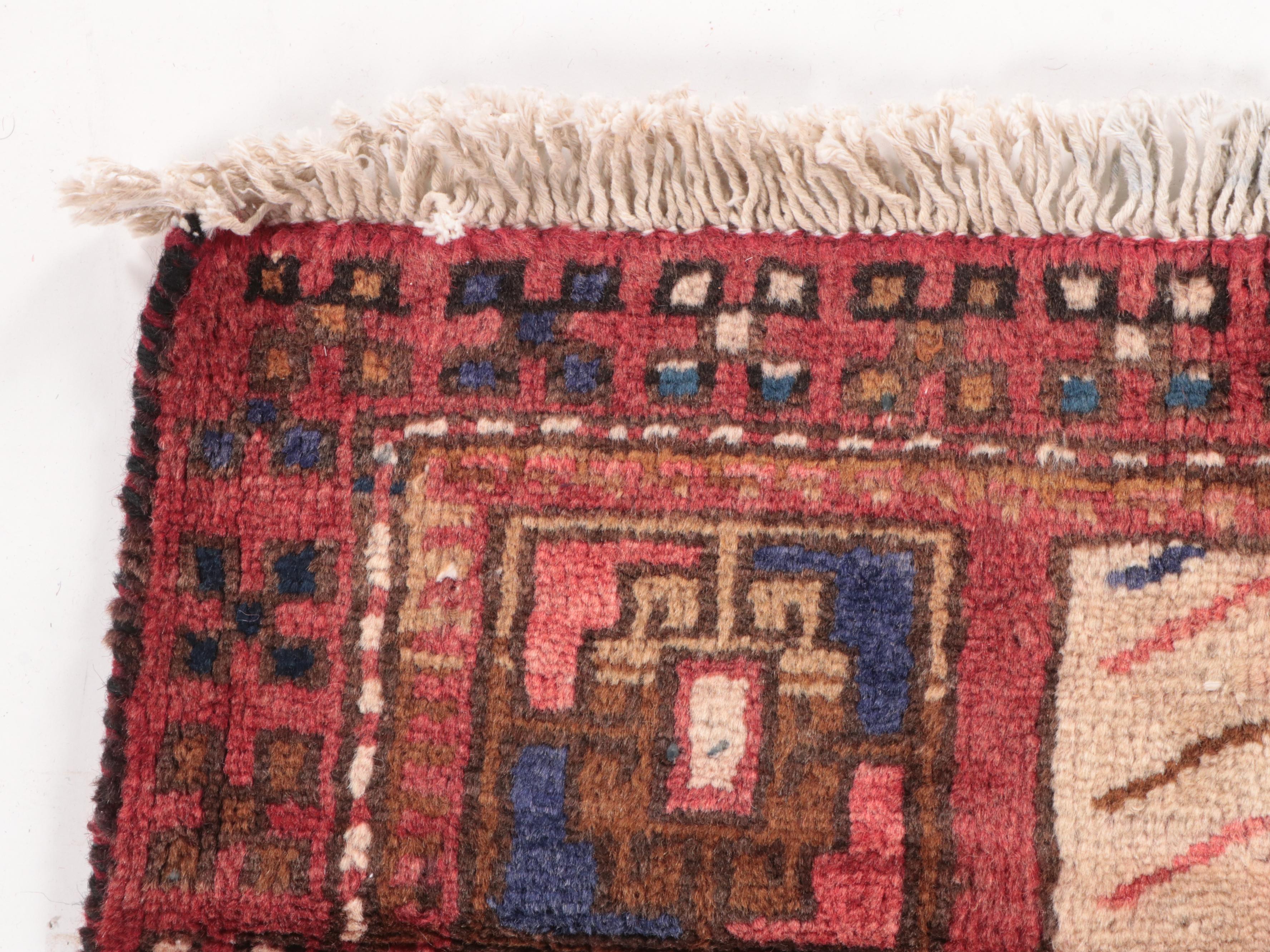 2'3 x 6'9 Hand-Knotted Persian Lamberan Carpet Runner