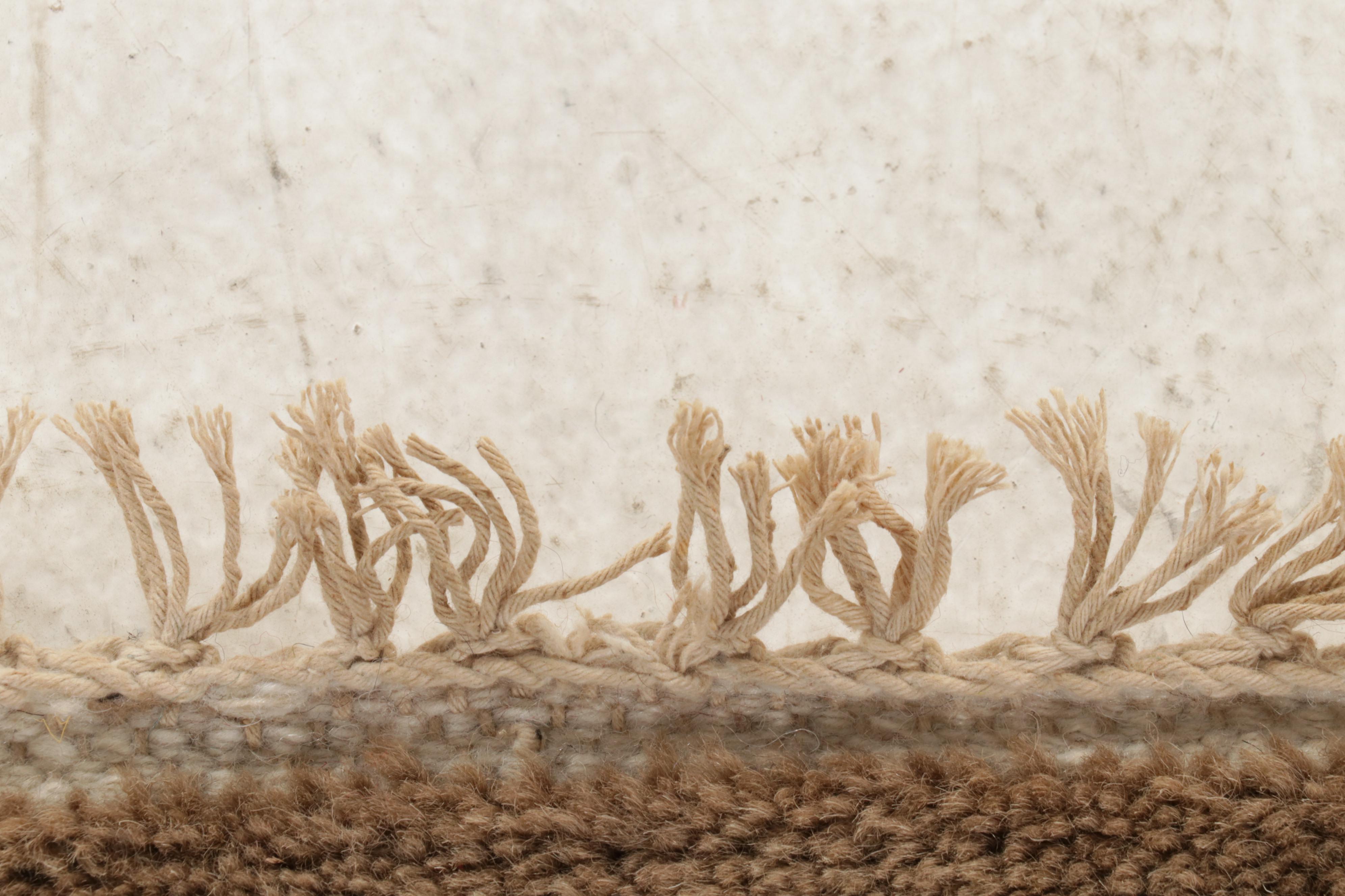 4' x 5'10 Hand-Knotted Tibetan Pictorial Tiger Area Rug