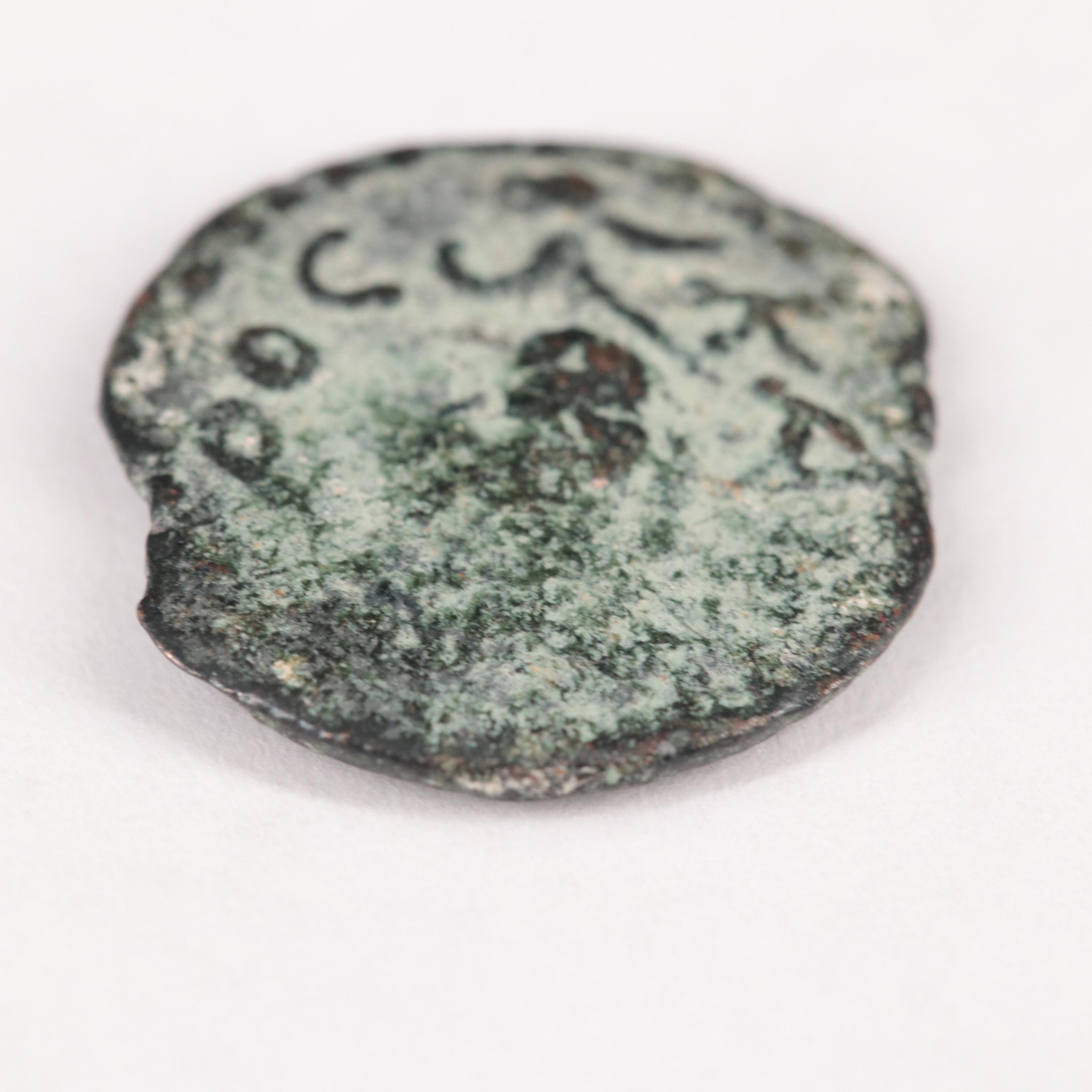 Ancient Judaea Roman Period Æ Prutah of Marcus Ambibulus, ca. 10 AD