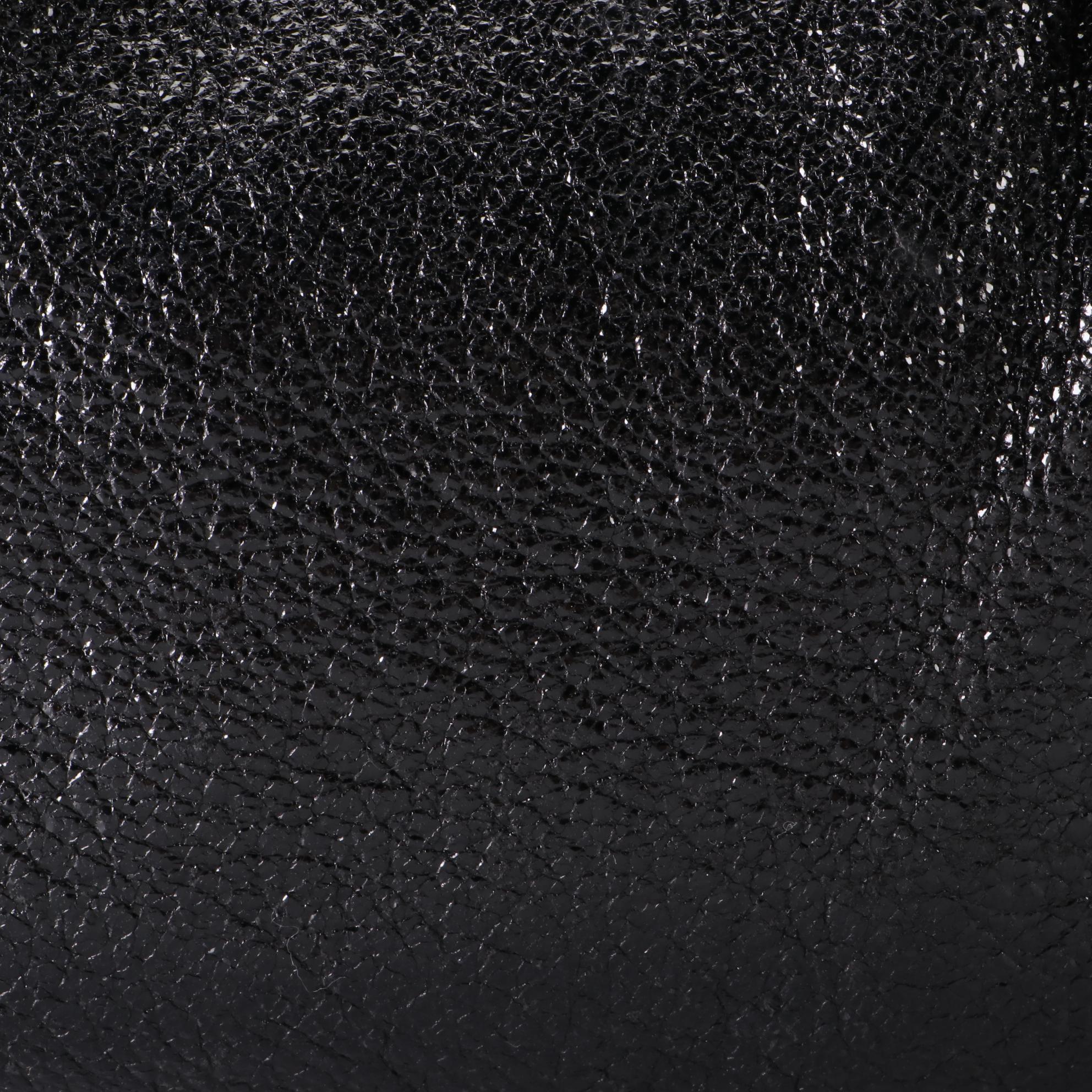 Prada Small Zip Shoulder Bag in Black Cervo Lux Deerskin Leather