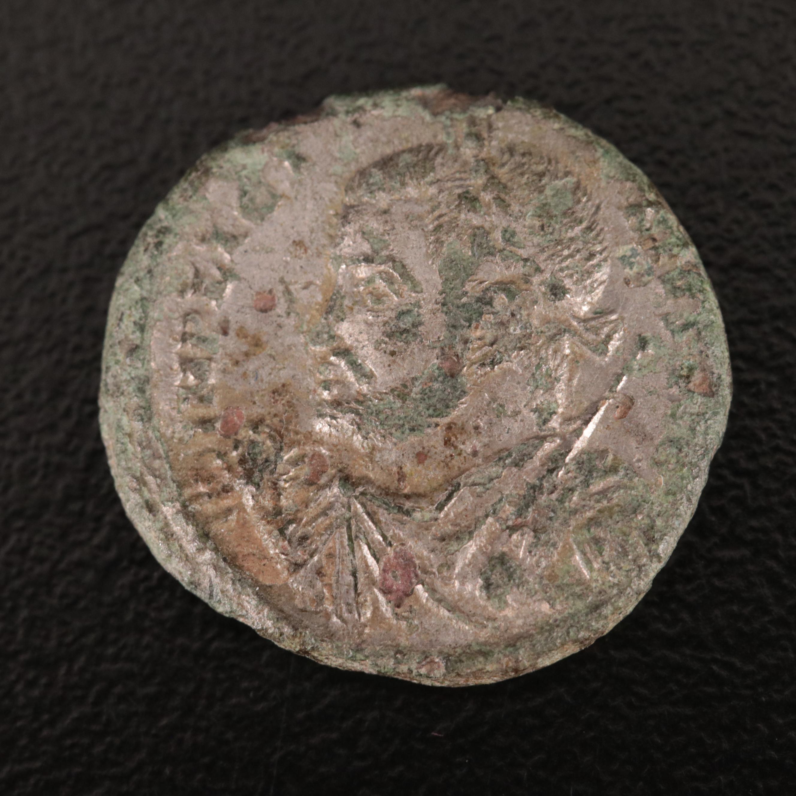 Ancient Roman Imperial Silvered Reduced Follis of Licinius I, ca. 308 AD