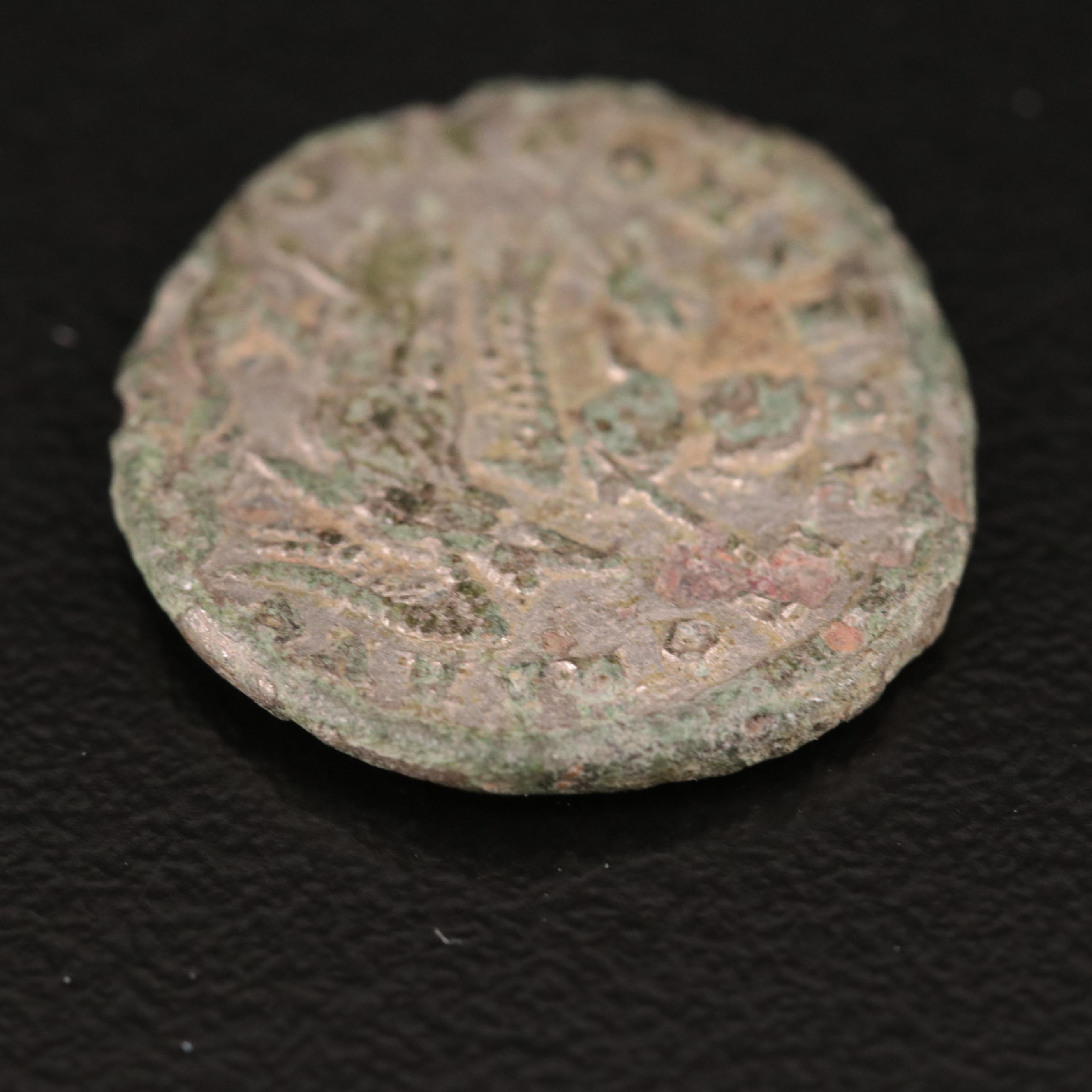 Ancient Roman Imperial Silvered Reduced Follis of Licinius I, ca. 308 AD