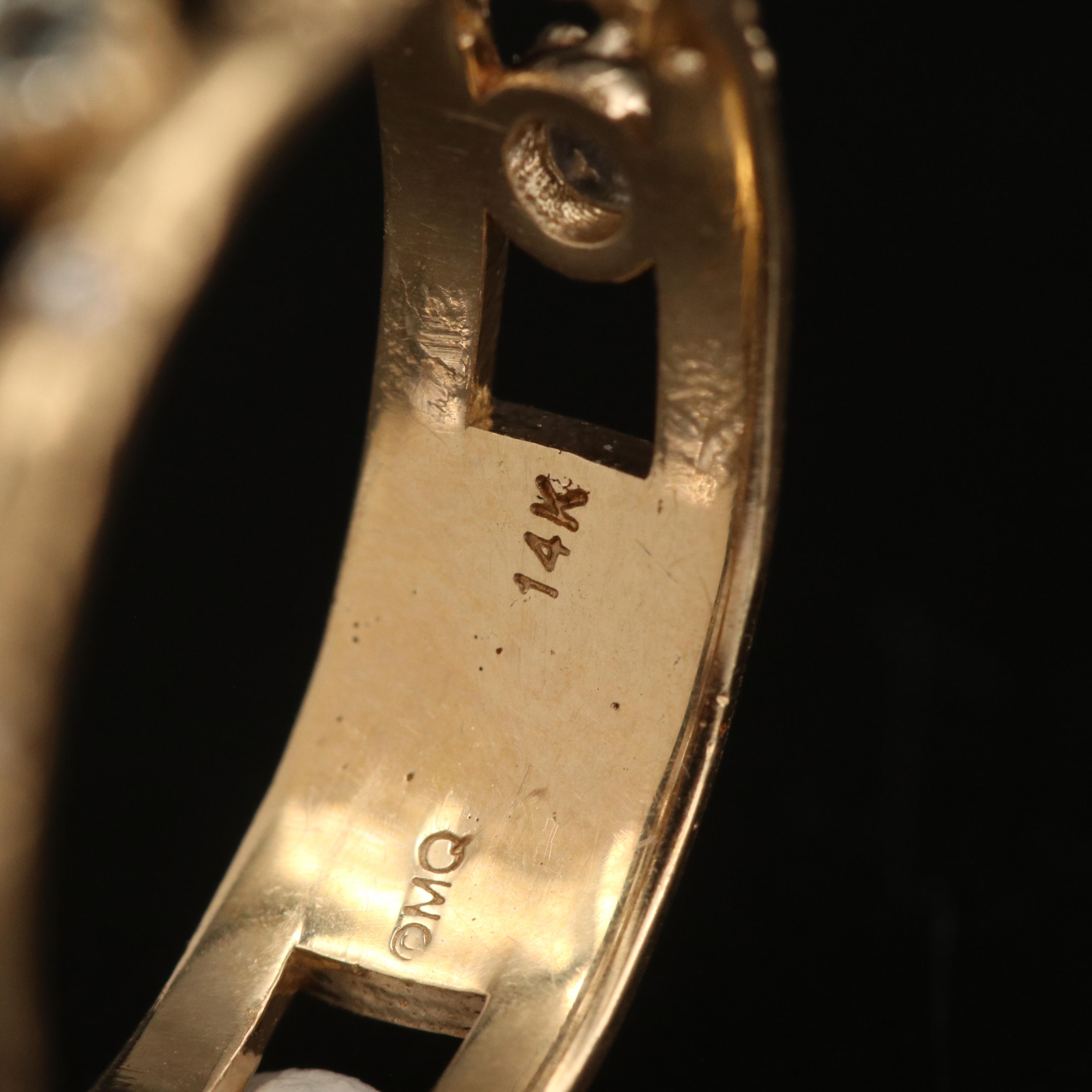 14K Garnet, Amethyst and Peridot Band