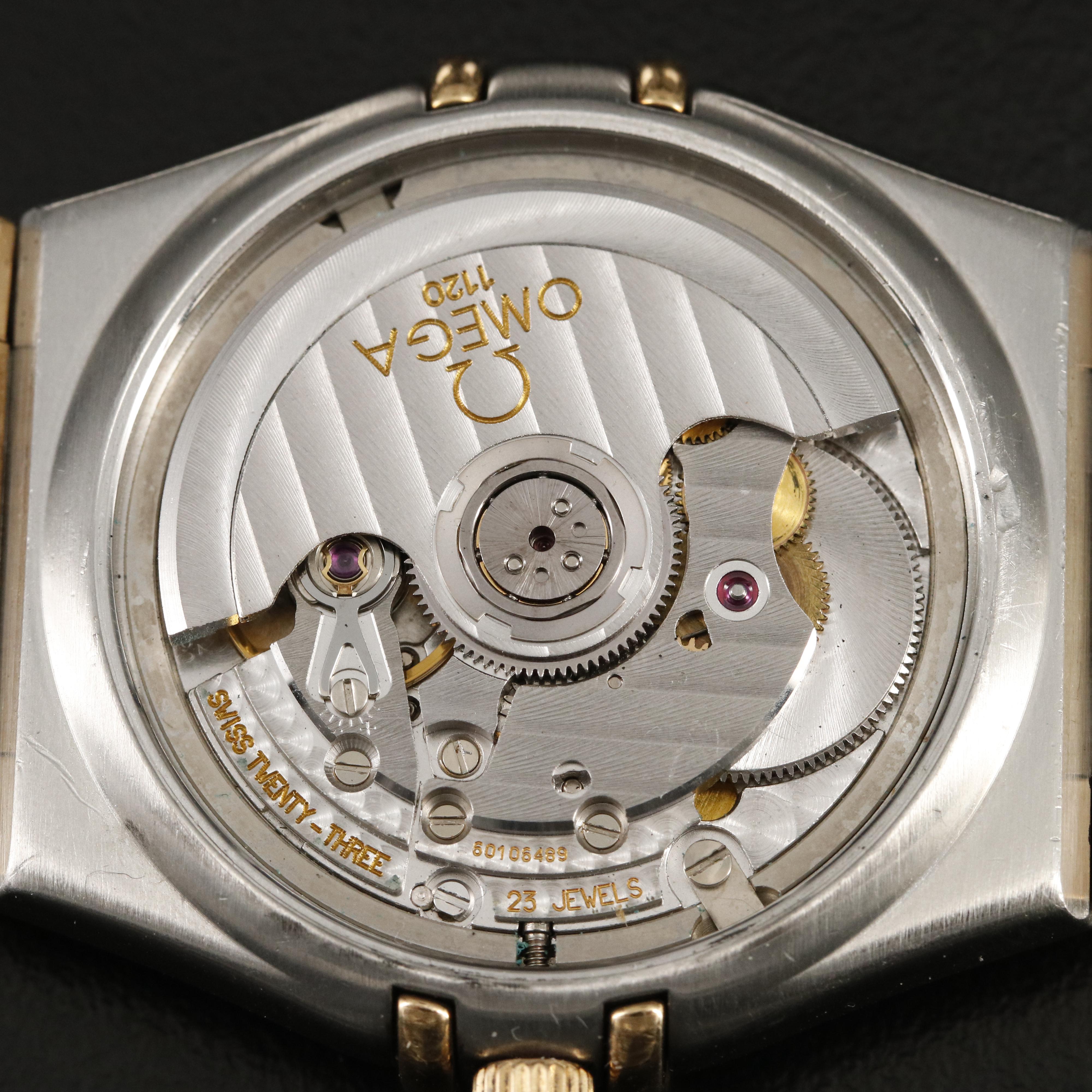 18K and Stainless Steel Omega Constellation Automatic Chronometer Watch