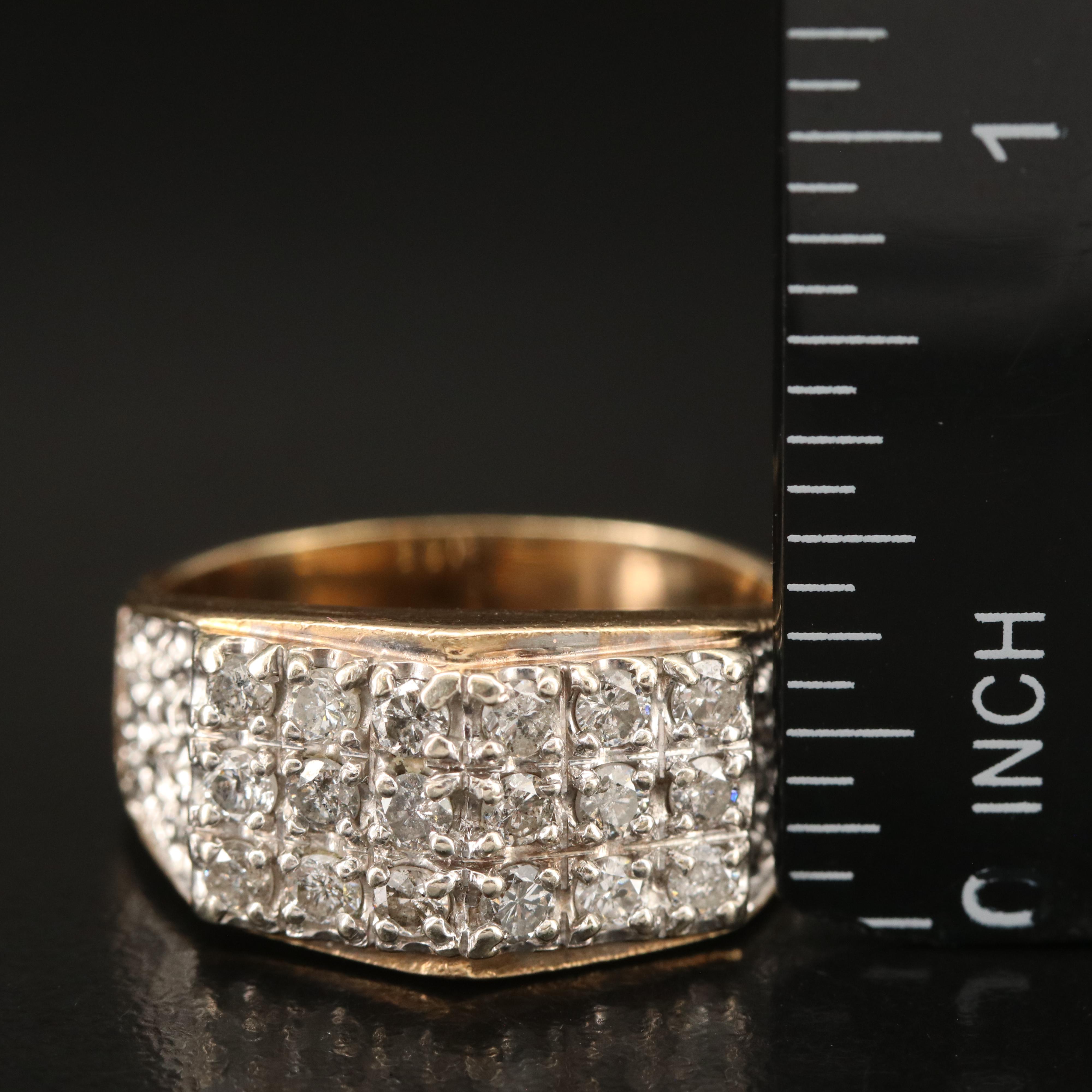 14K 0.76 CTW Diamond Band