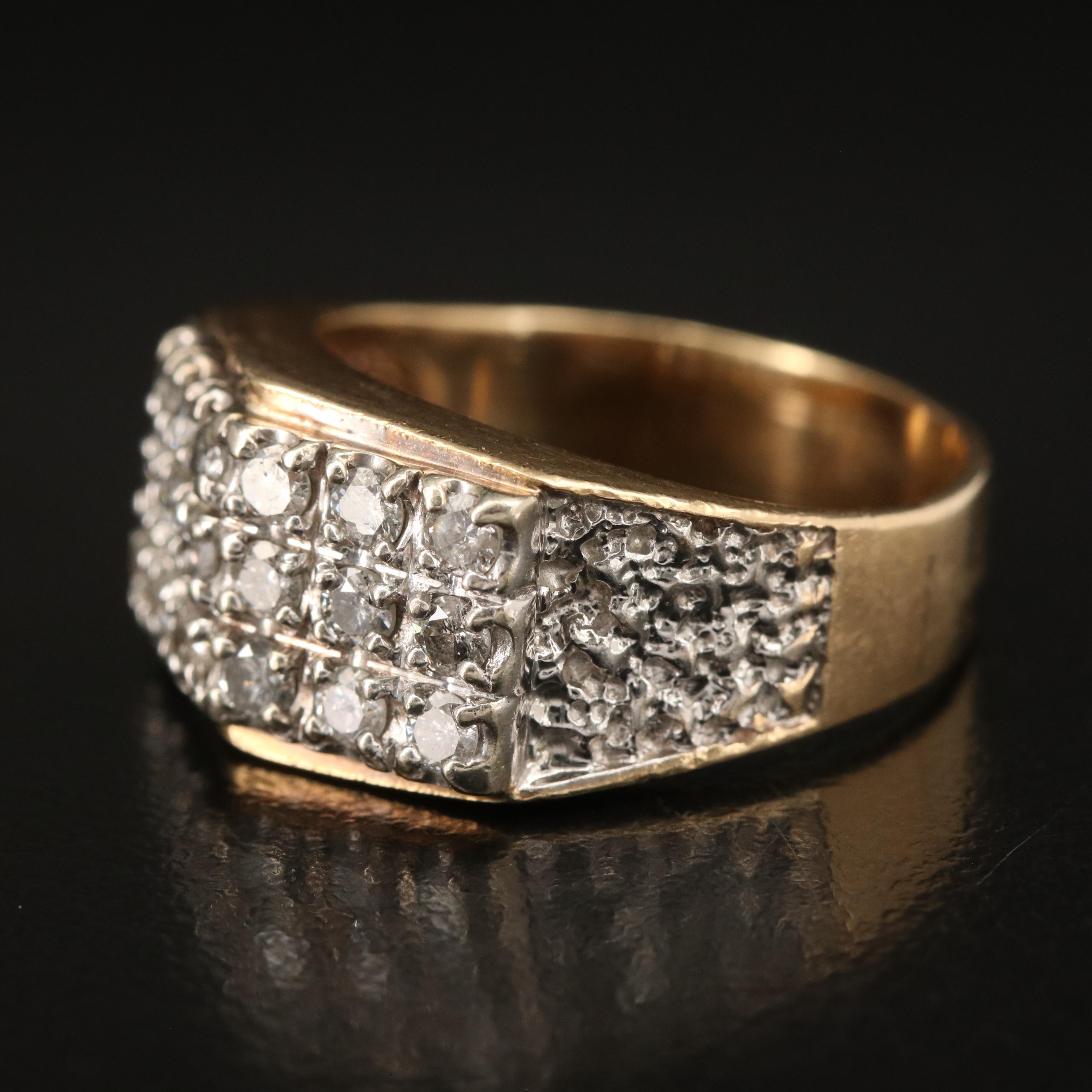 14K 0.76 CTW Diamond Band