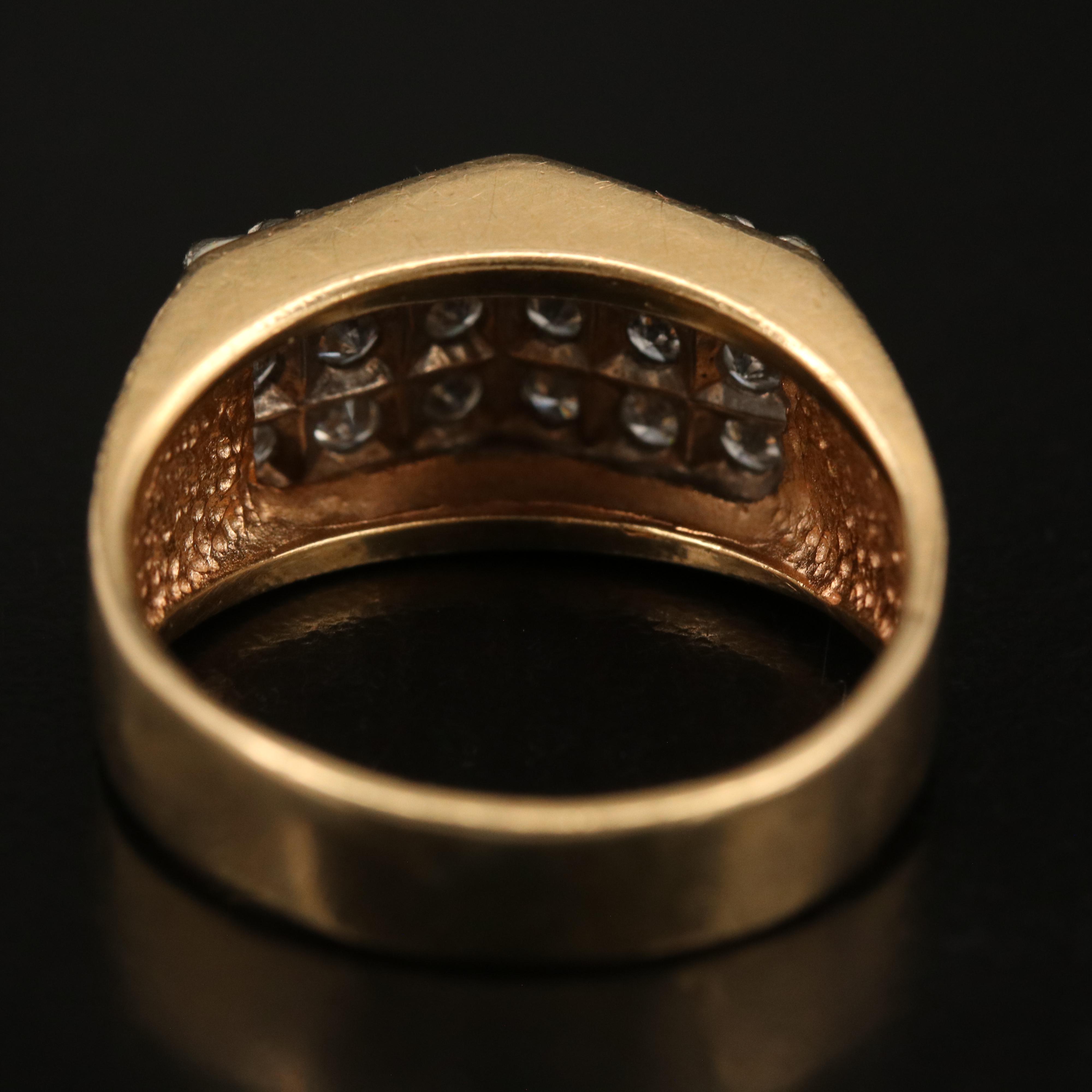 14K 0.76 CTW Diamond Band