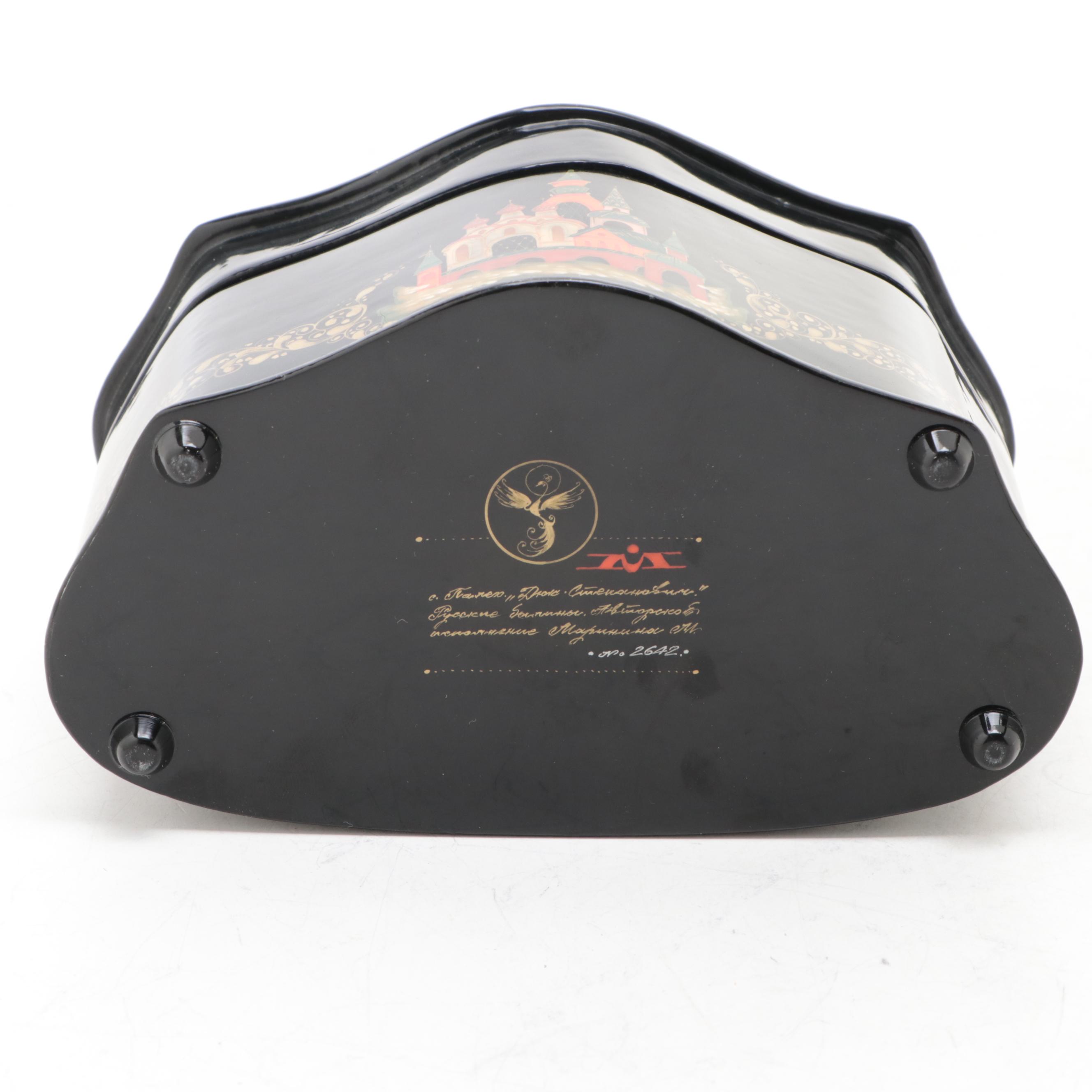 Russian "Ivan and the Firebird" and Other Hand-Painted Lacquer Fairytale Boxes