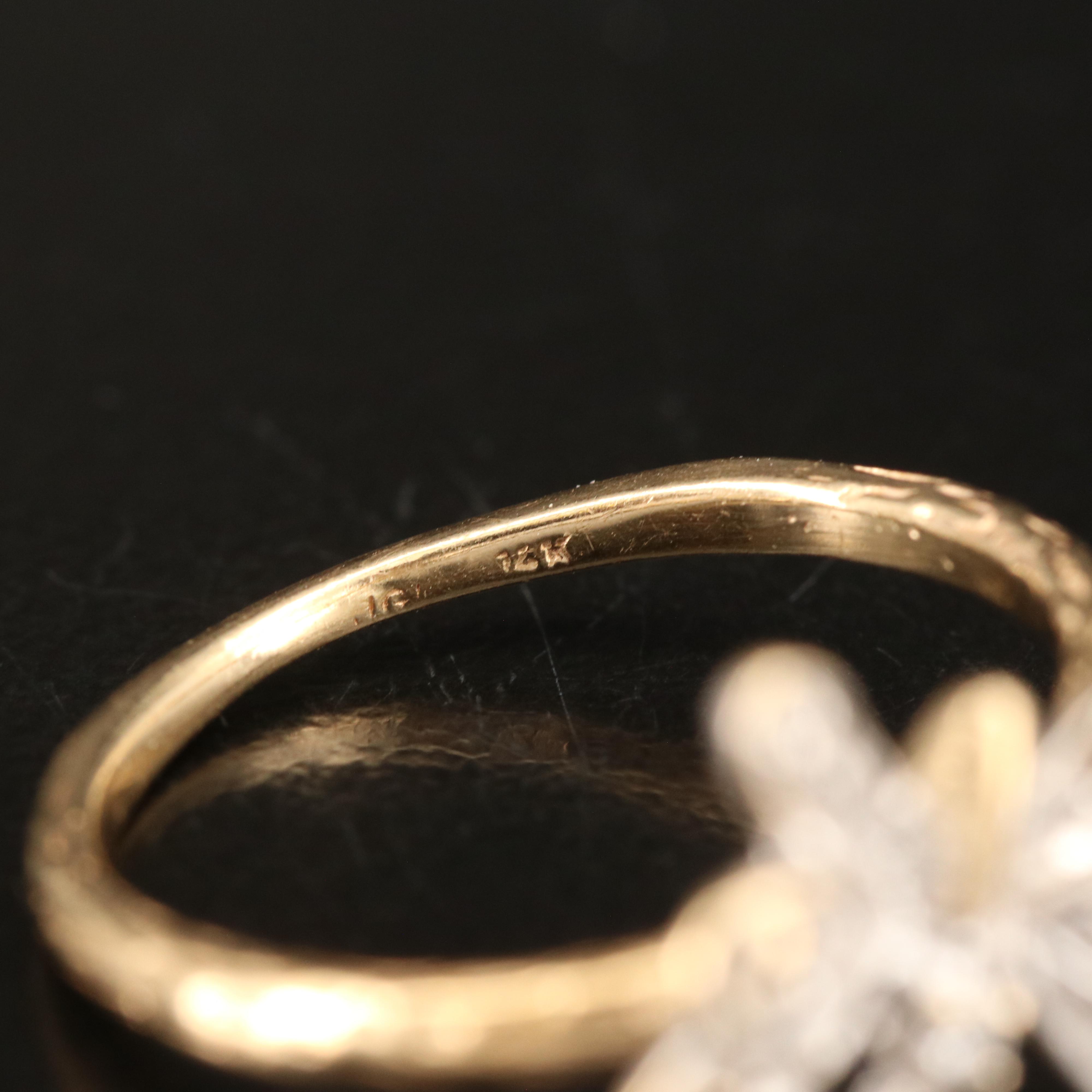 14K 0.04 CTW Diamond Butterfly Ring