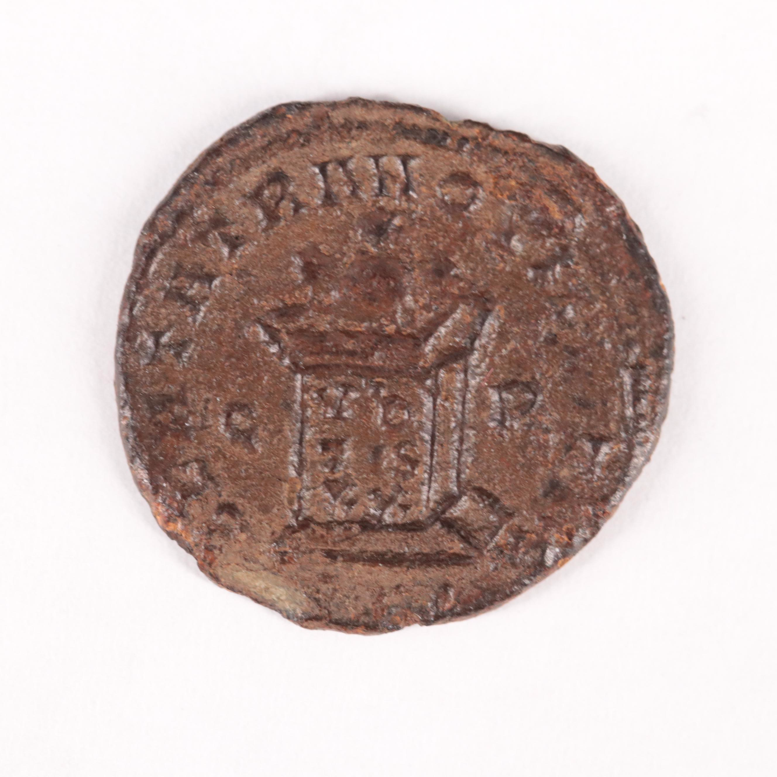 Ancient Roman Imperial Æ3 Coin of Constantine I, "The Great", ca. 307 AD