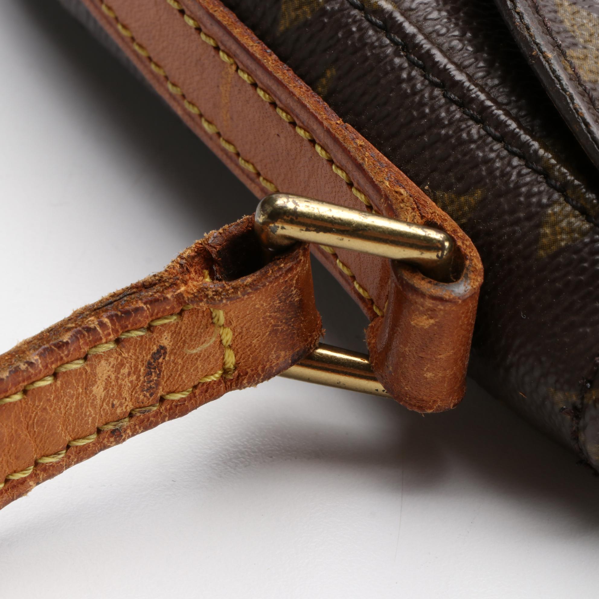 Louis Vuitton Chantilly PM Crossbody Bag in Monogram Canvas/Vachetta Leather