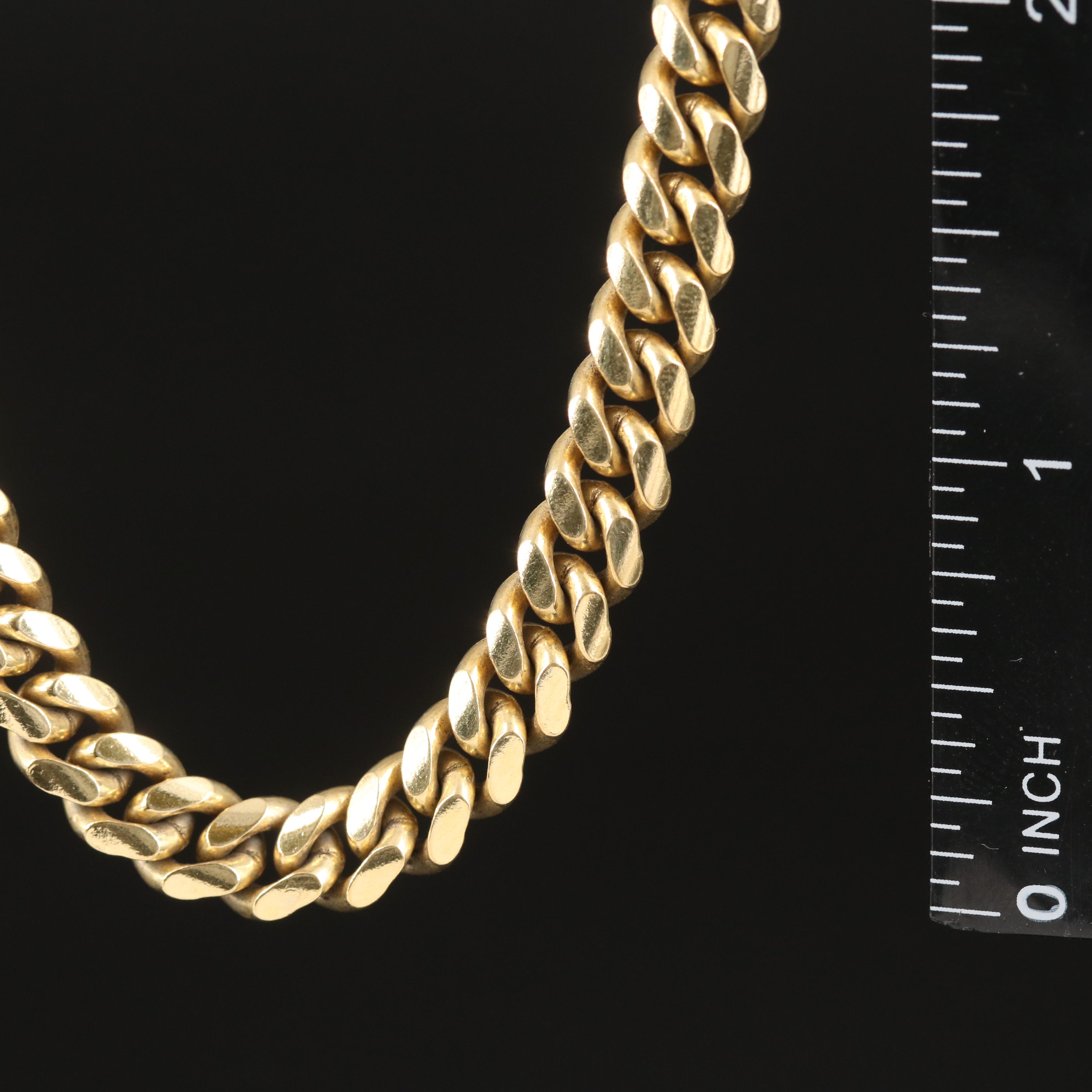 Curb Chain Necklace in Sterling