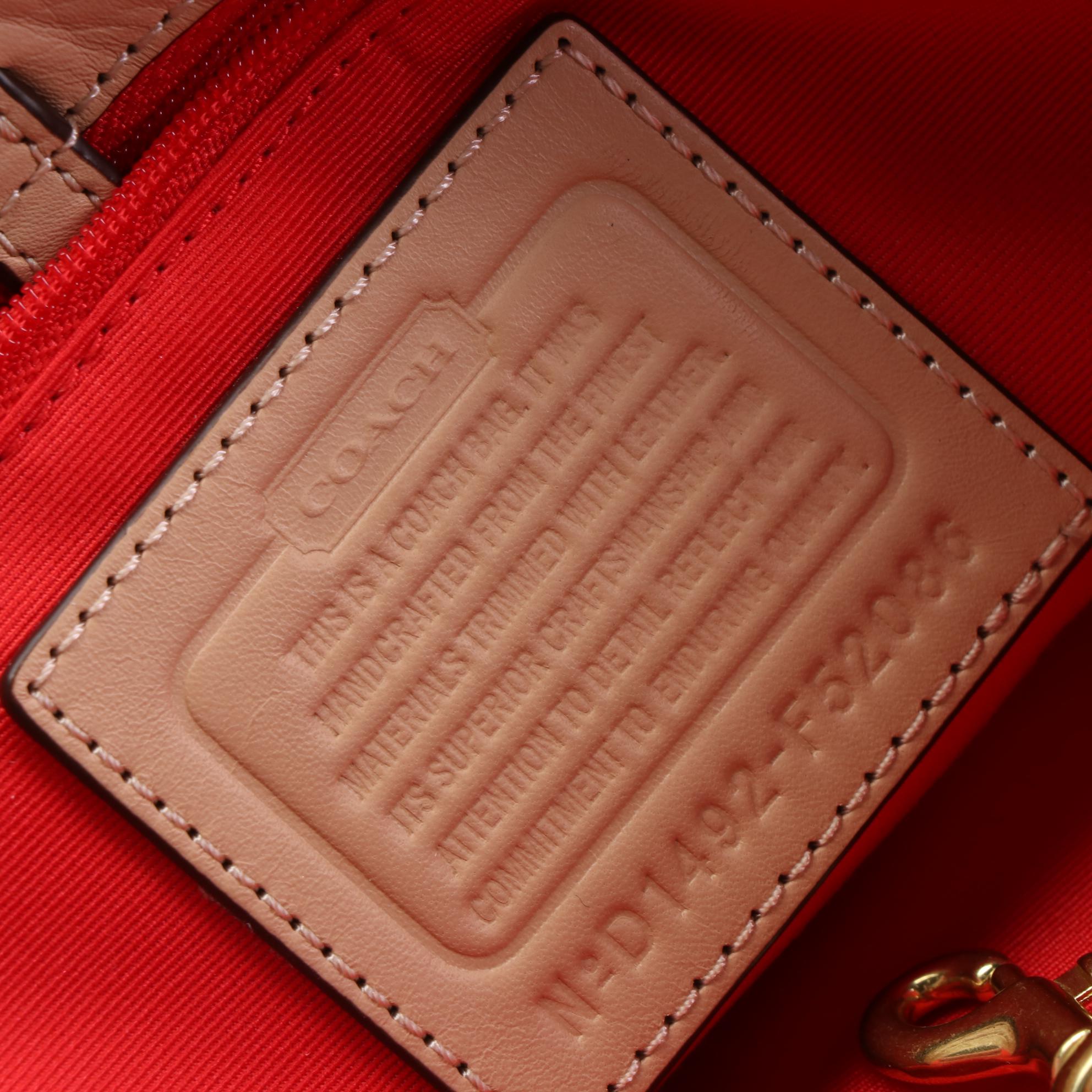 Coach Peyton Floral Coated Canvas Tote Bag