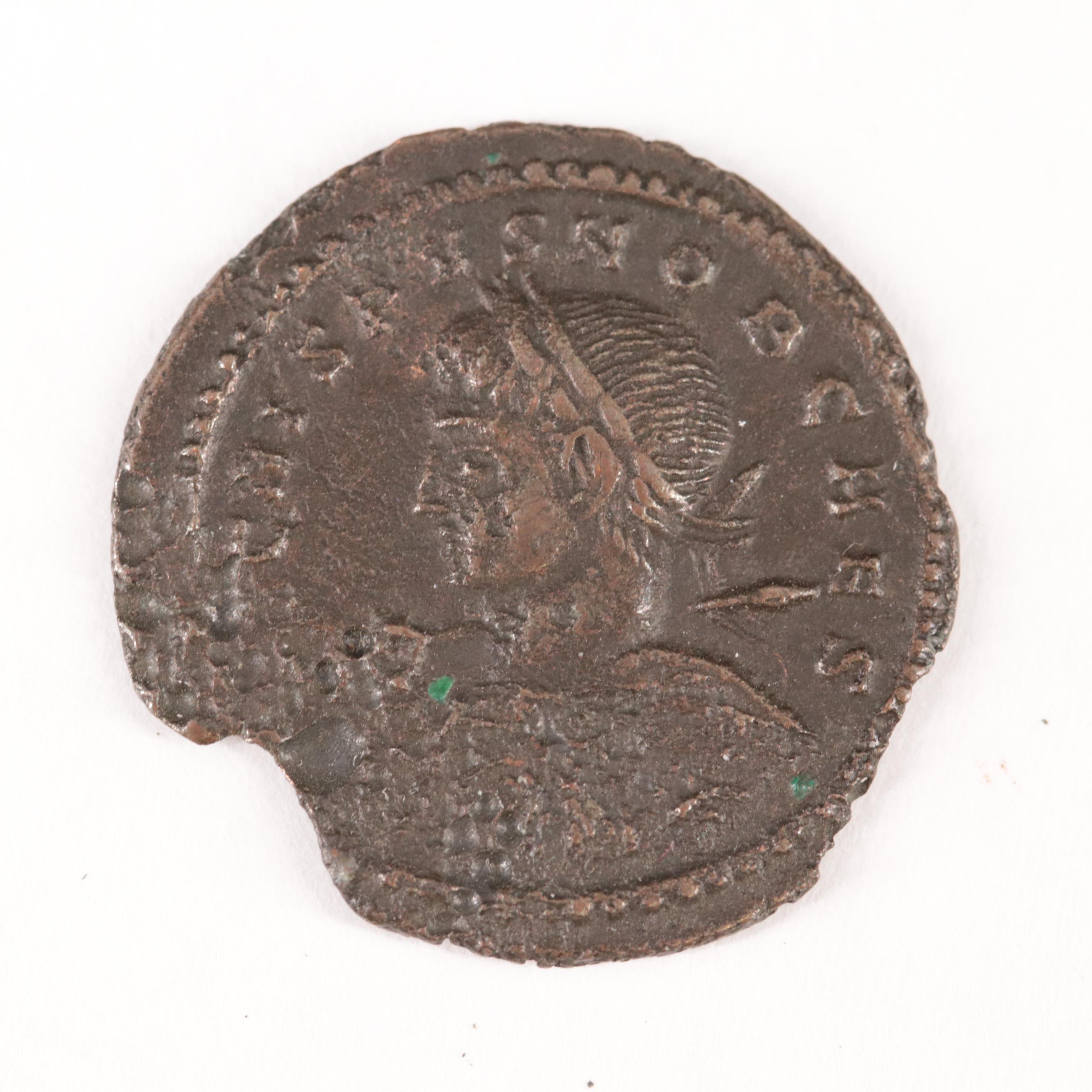 Ancient Roman Imperial Æ3 Coin of Crispus, ca. 326 AD