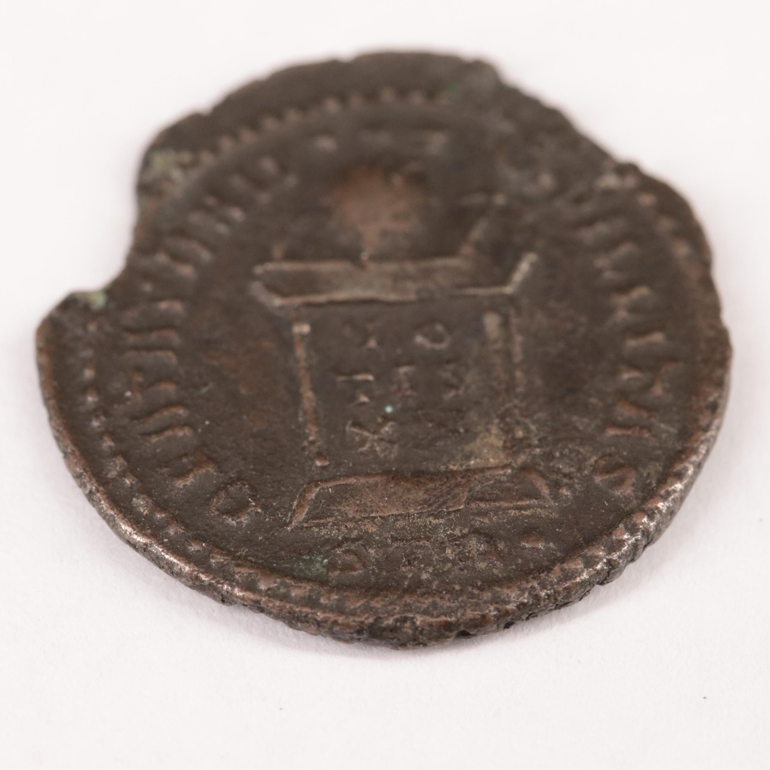 Ancient Roman Imperial Æ3 Coin of Crispus, ca. 326 AD