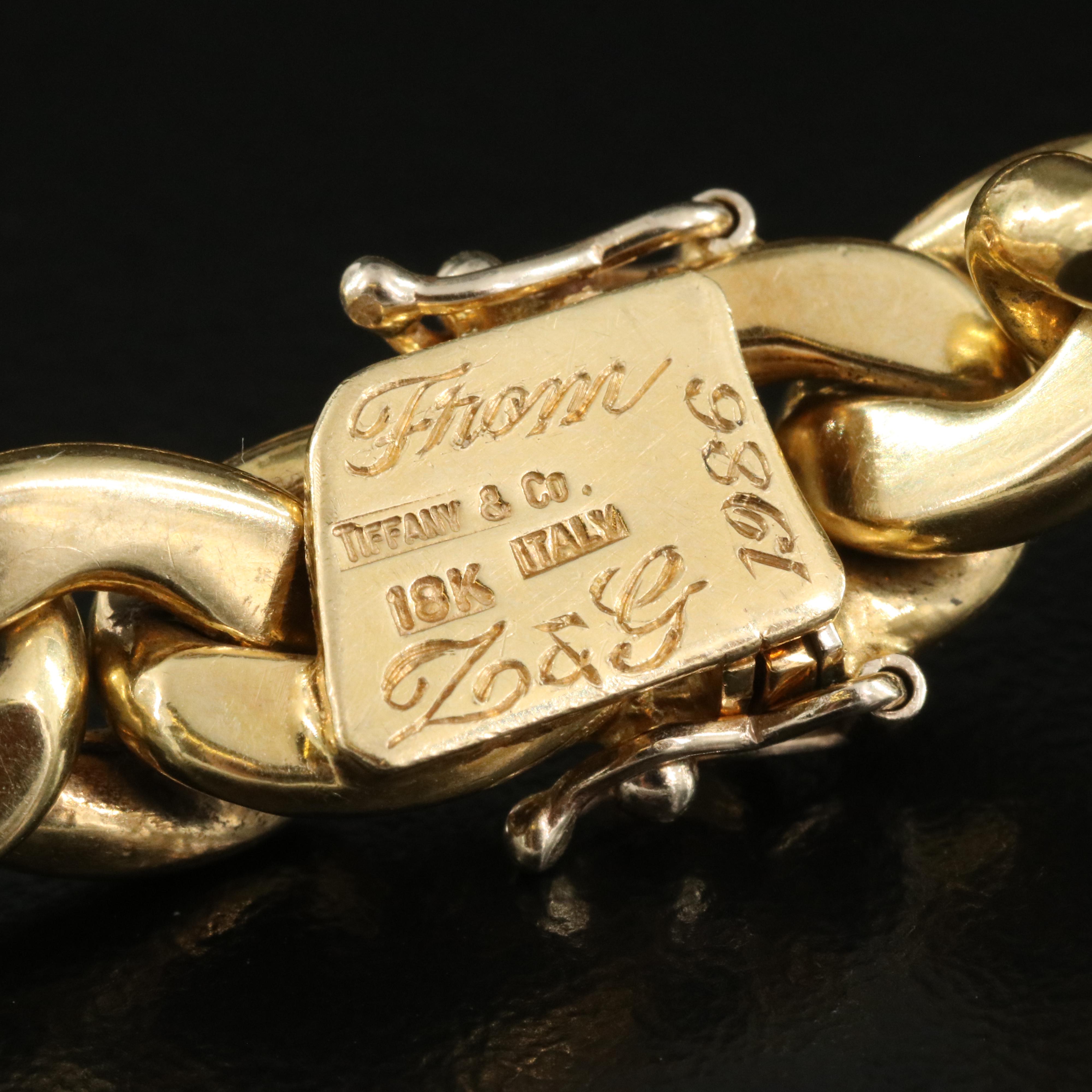Tiffany & Co. 18K Fancy Link Bracelet