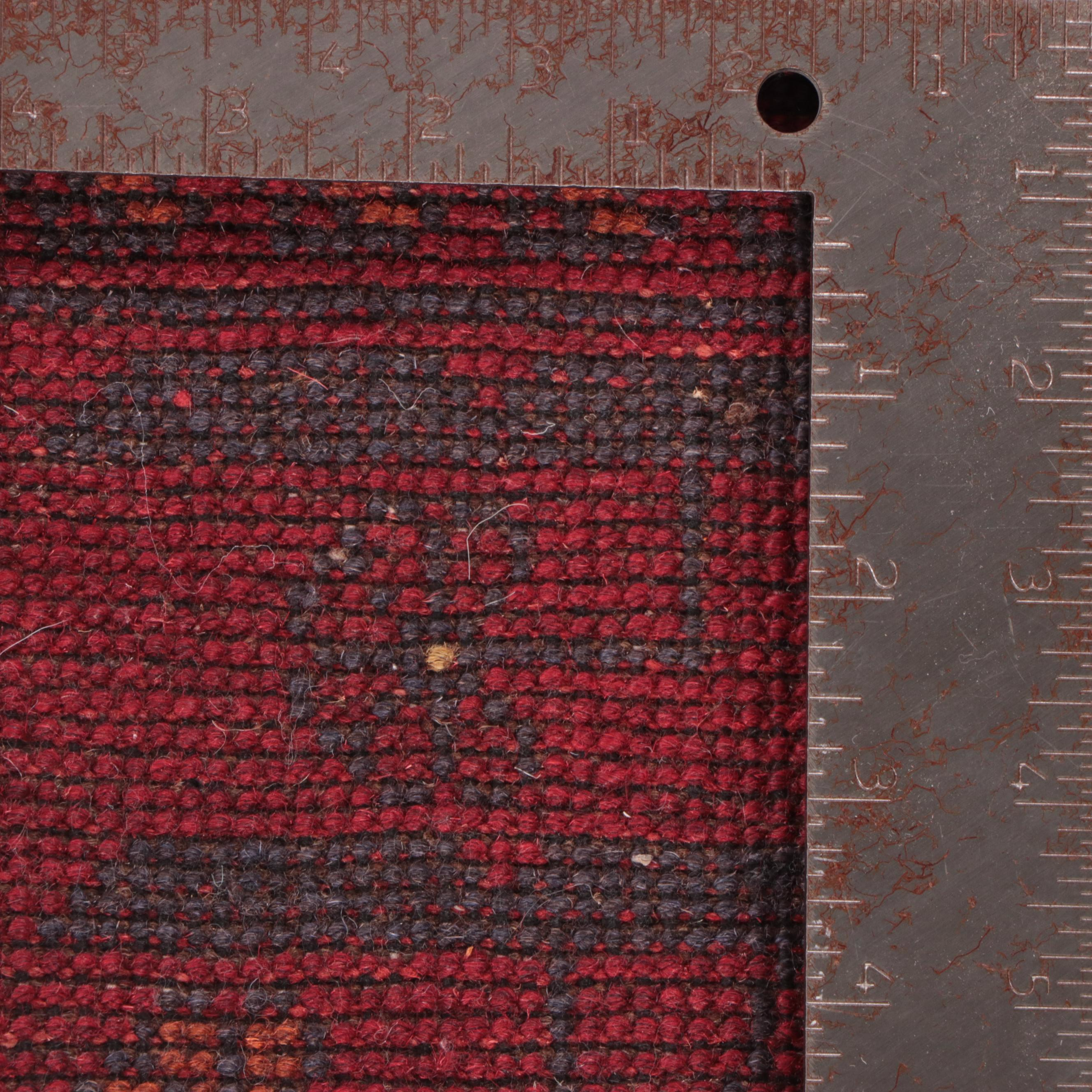 1'9 x 5'2 Hand-Knotted Afghan Kunduz Accent Rug