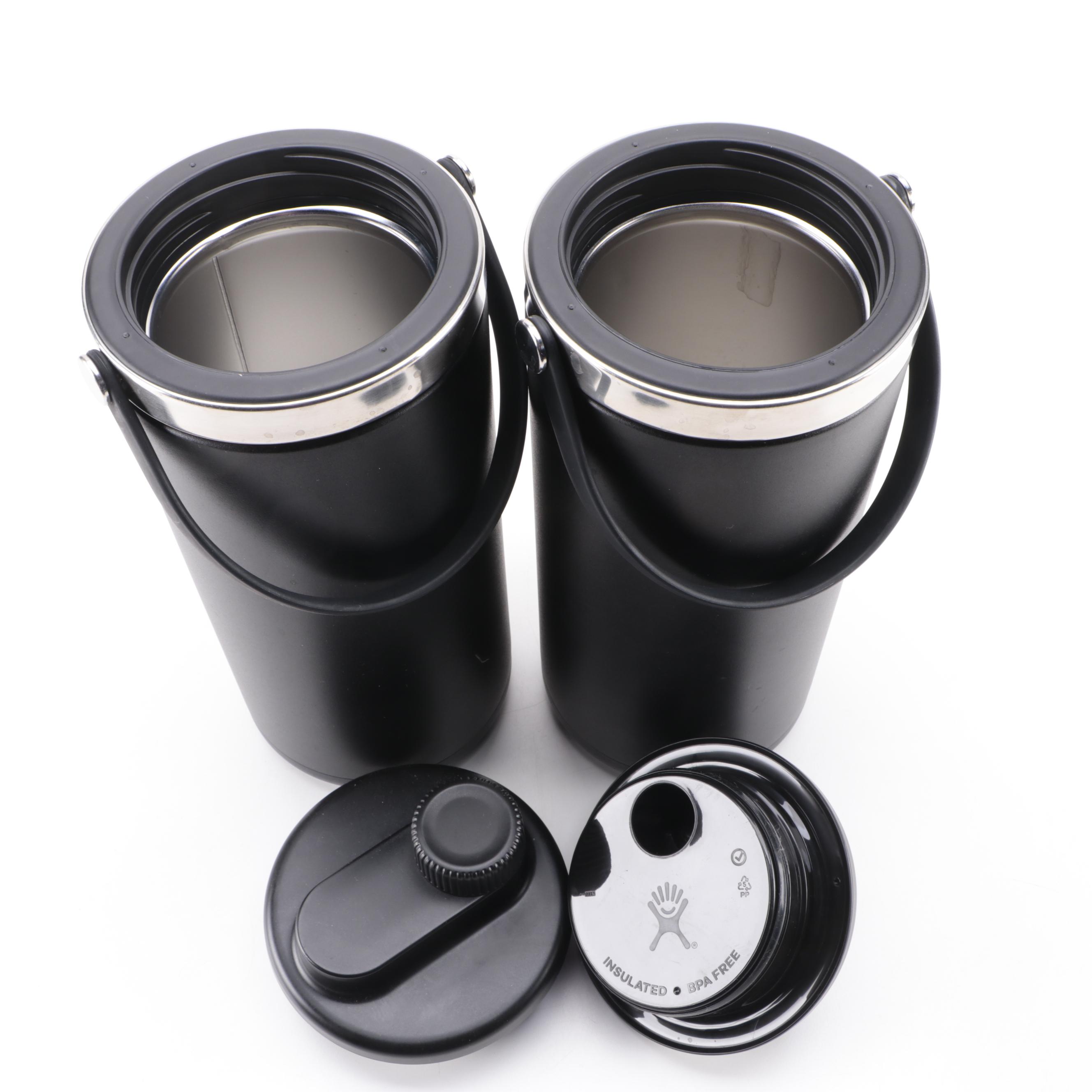 Hydro Flask 128 oz. Oasis Water Bottles in Black