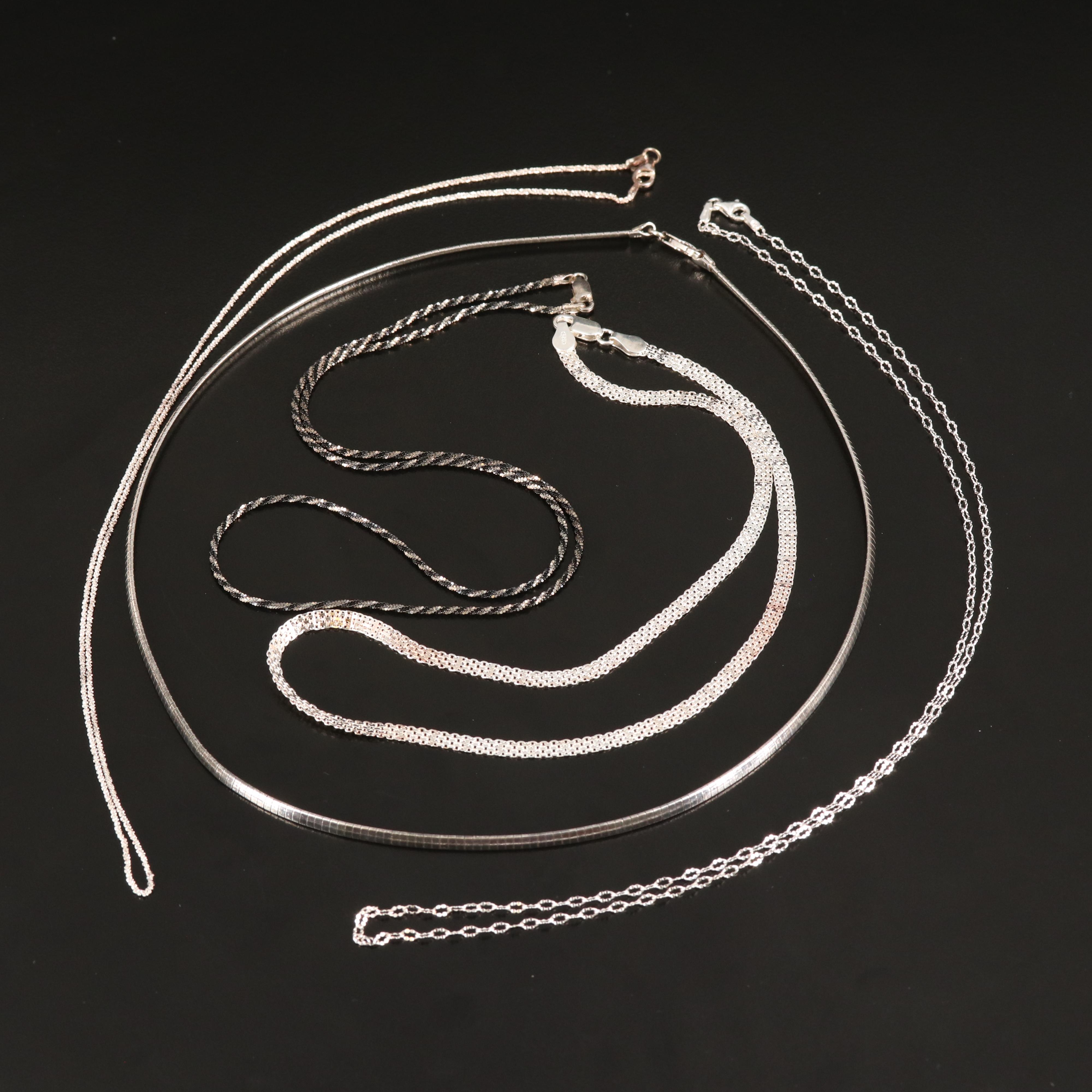 Necklace Assortment in Sterling