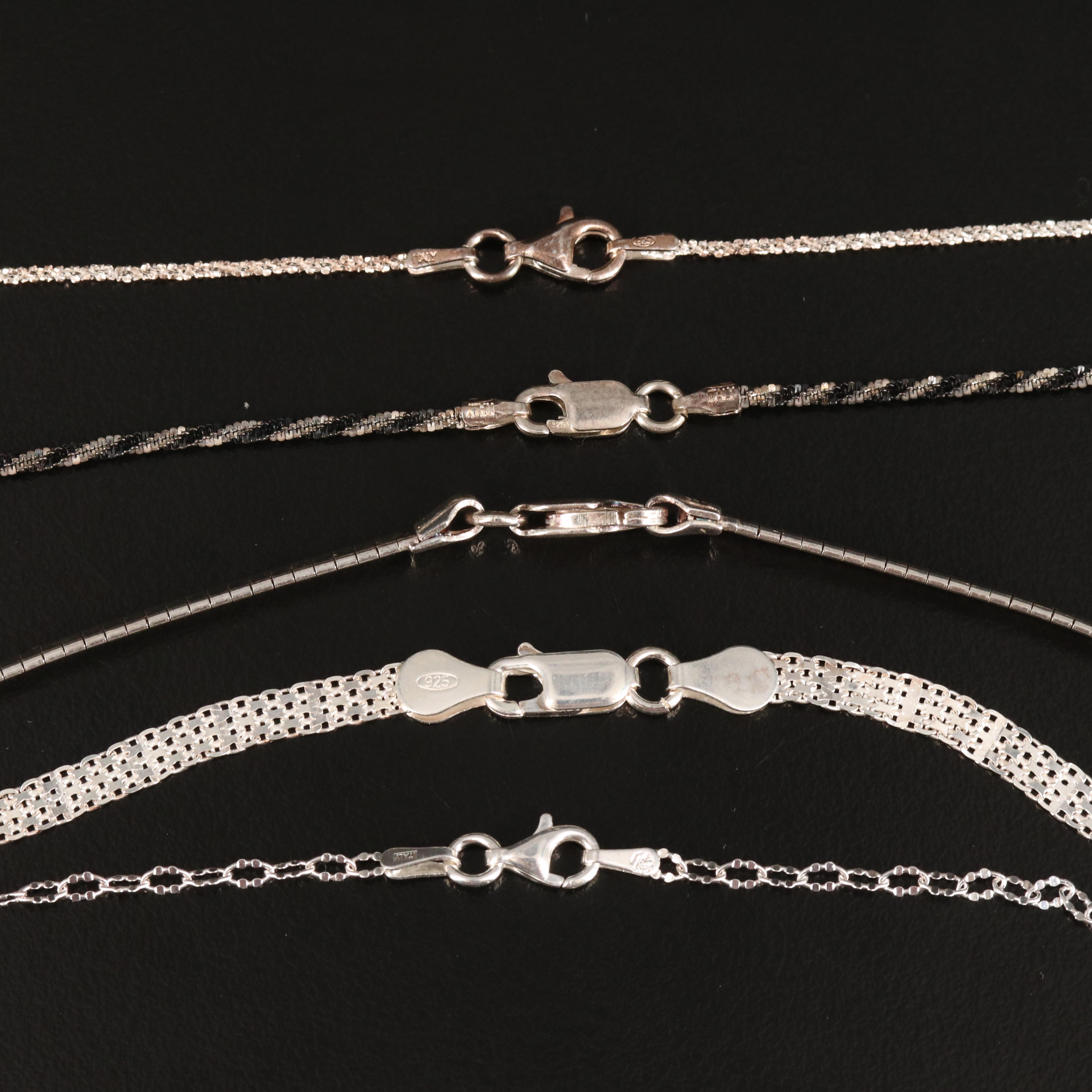 Necklace Assortment in Sterling