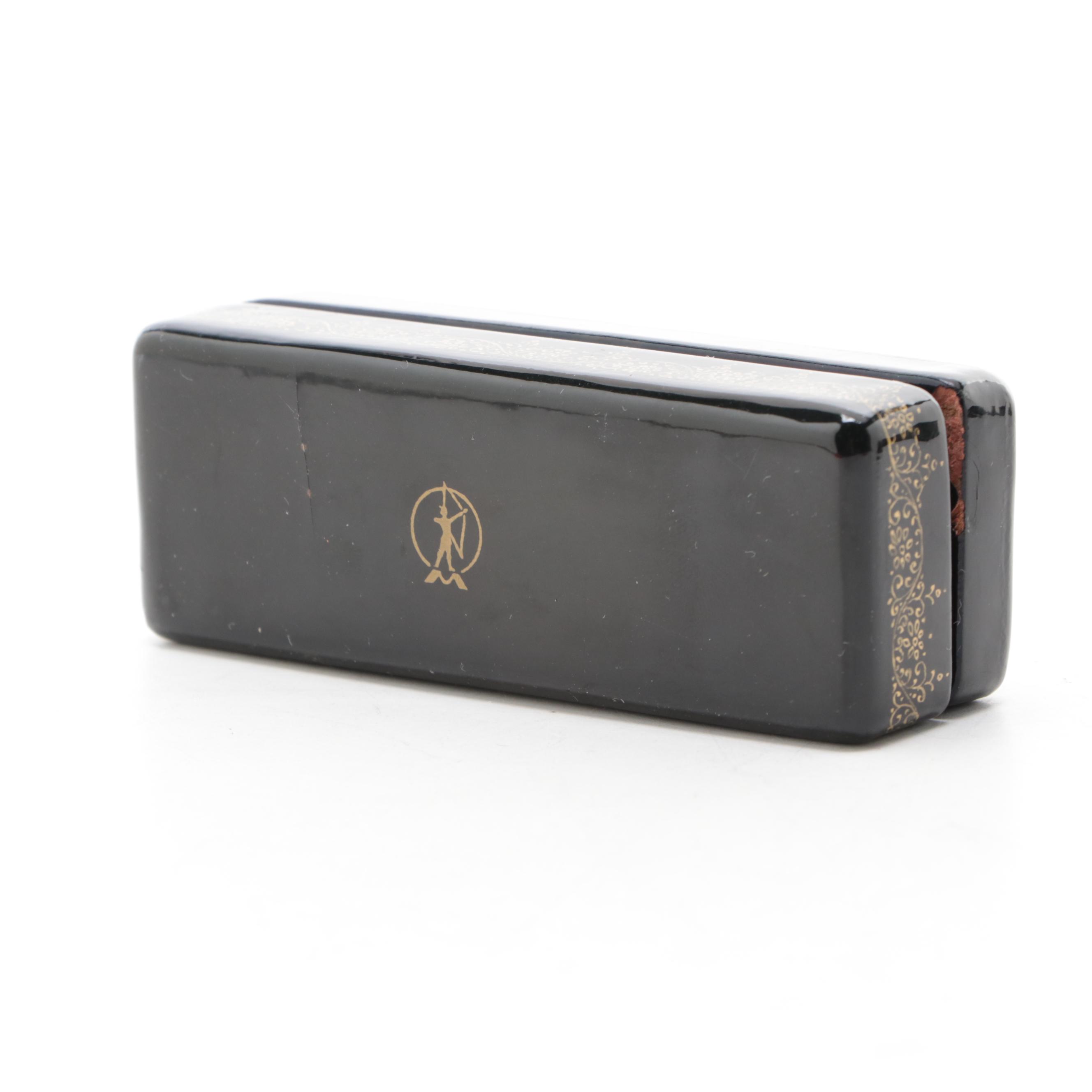 Russian "Deer Hunting" and Other Hand-Painted Lacquer Boxes