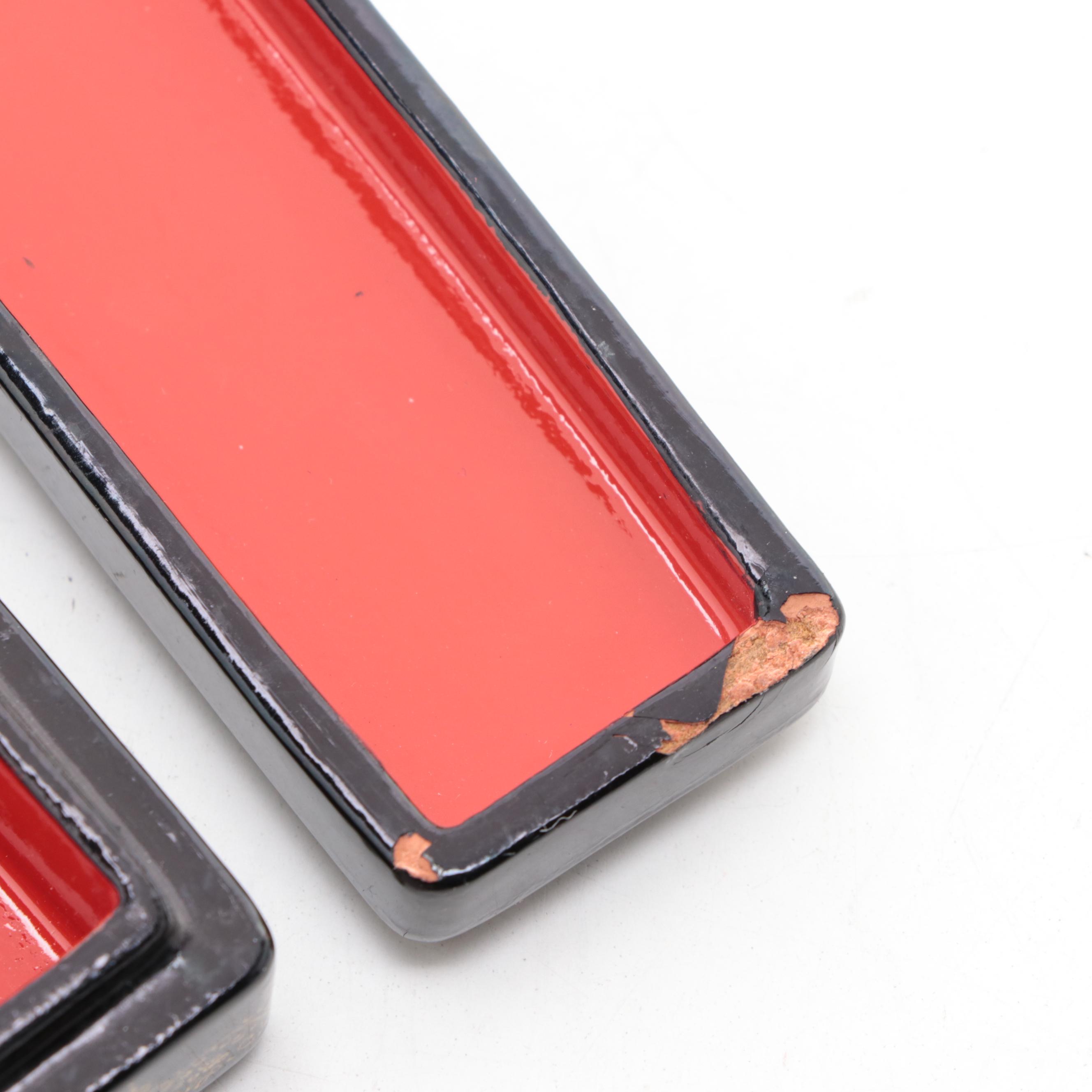 Russian "Deer Hunting" and Other Hand-Painted Lacquer Boxes