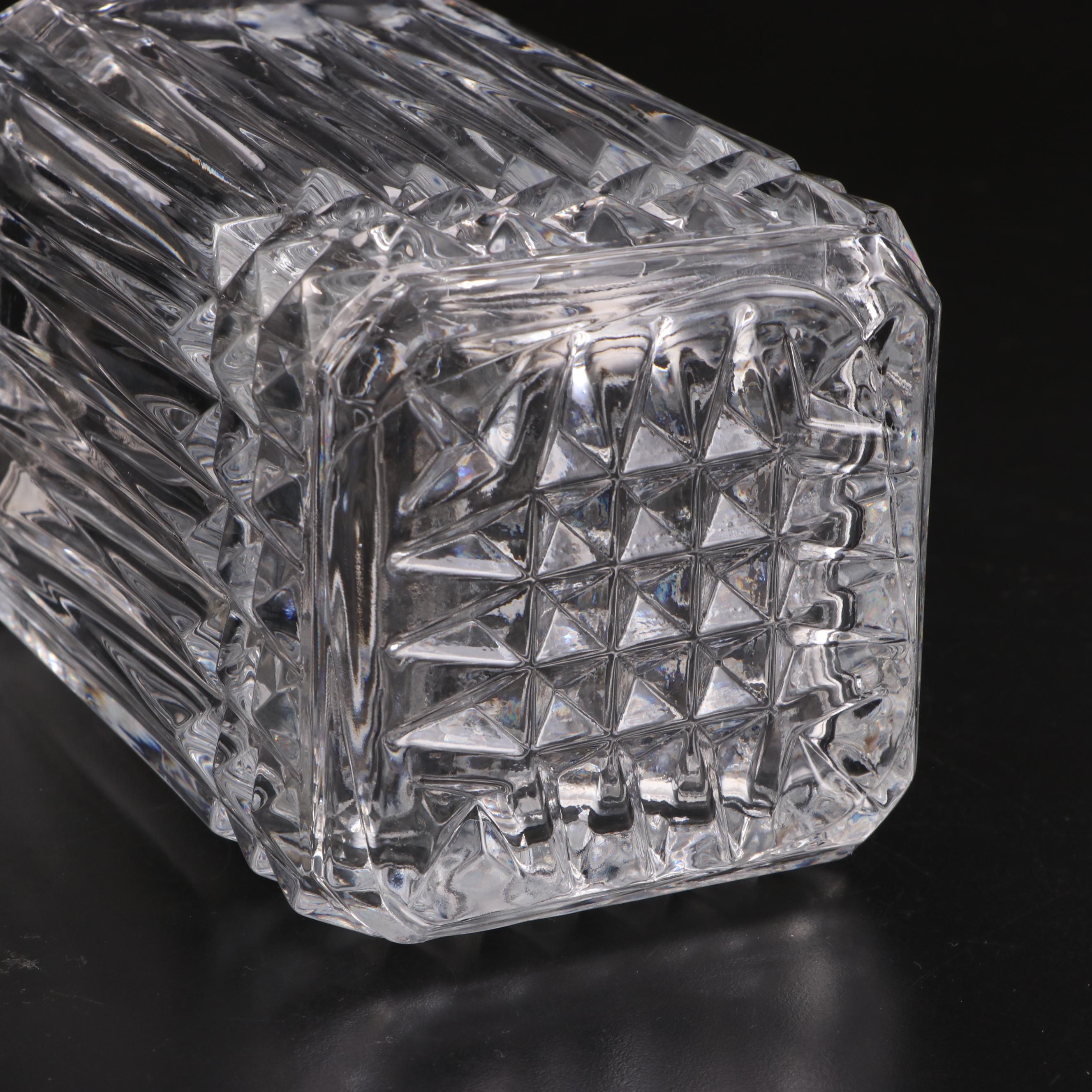 Stuart Crystal Royal Wedding Commemorative and Other Decanter and Biscuit Barrel