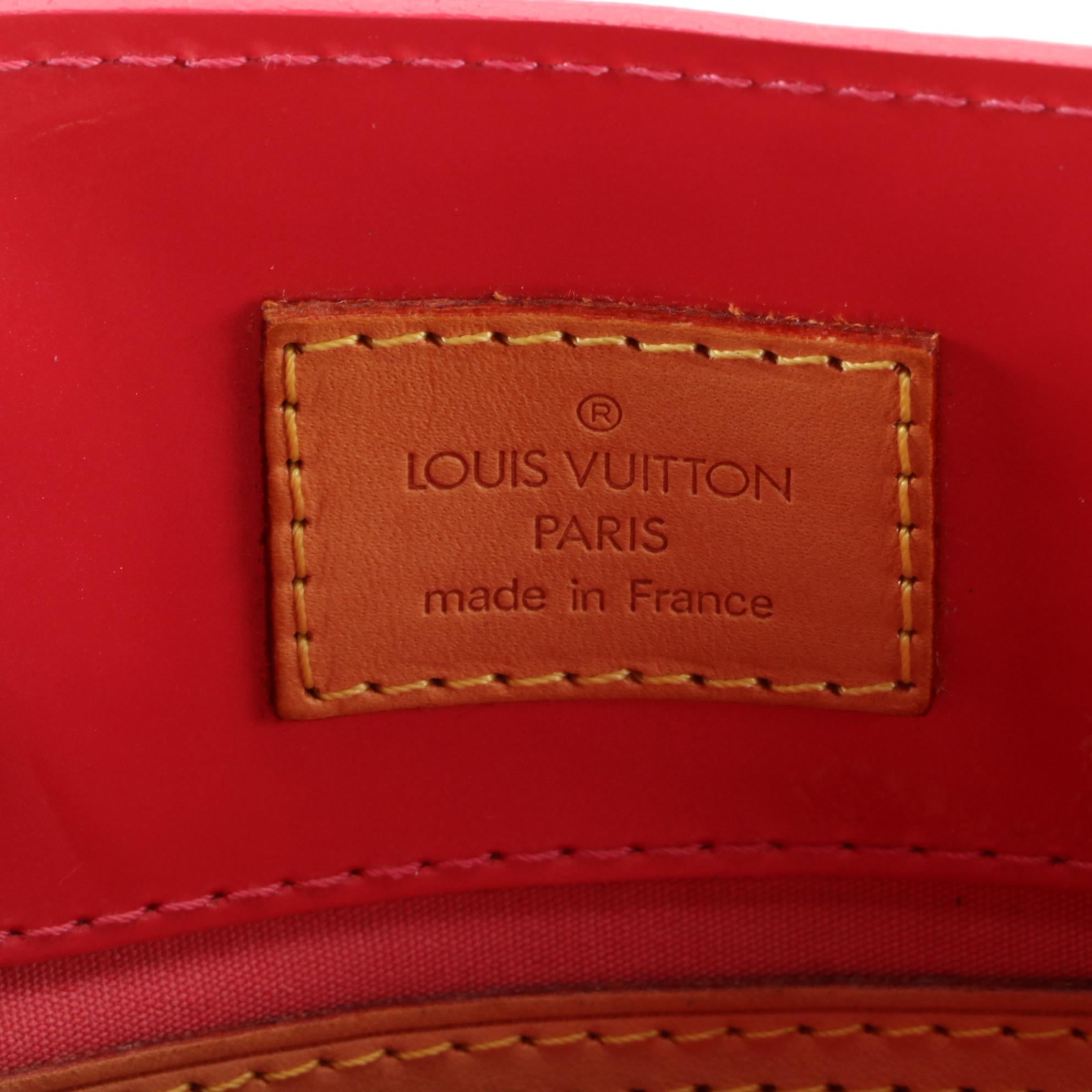 Louis Vuitton Reade PM Tote in Monogram Vernis and Vachetta Leather