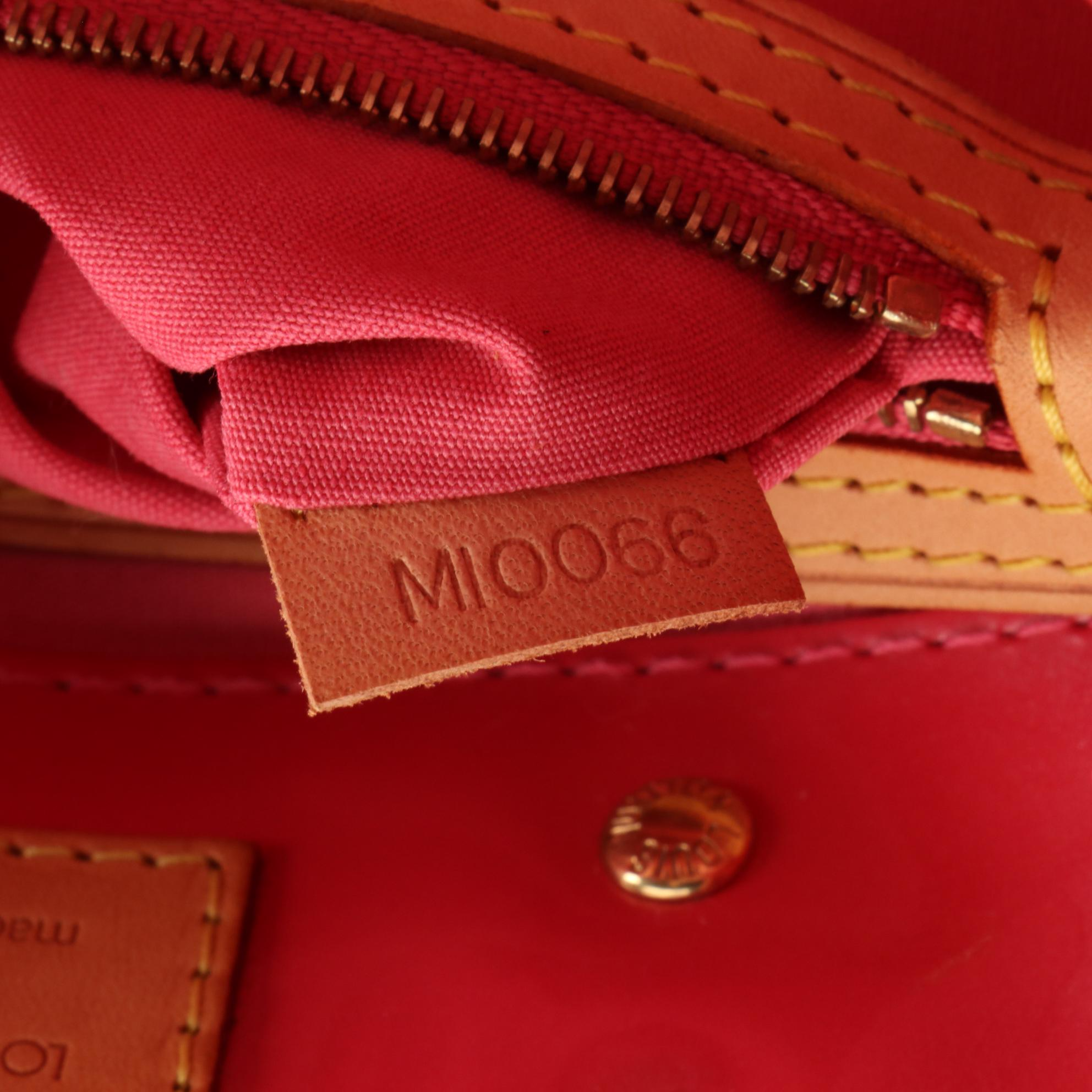 Louis Vuitton Reade PM Tote in Monogram Vernis and Vachetta Leather