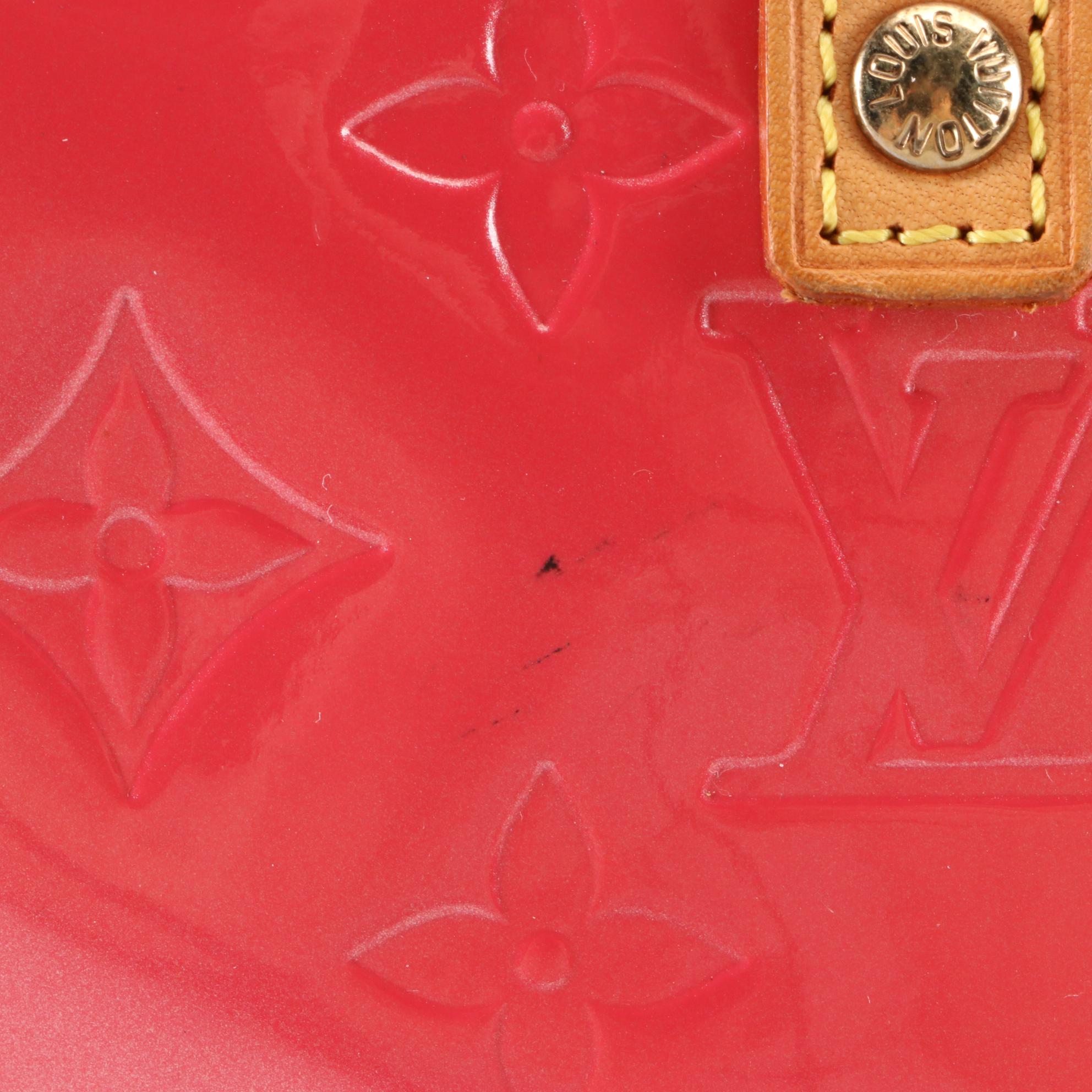 Louis Vuitton Reade PM Tote in Monogram Vernis and Vachetta Leather