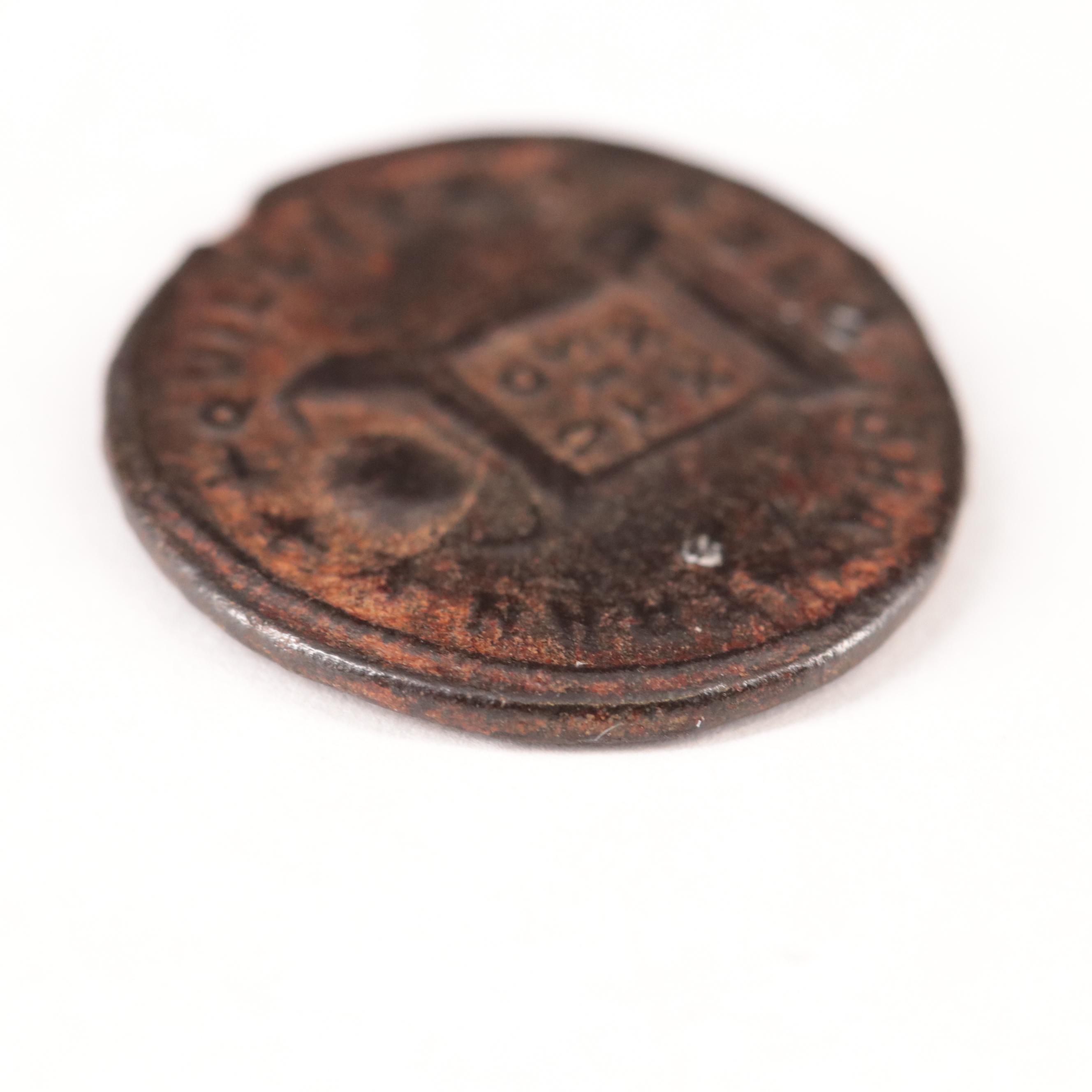 Ancient Roman Imperial Æ3 Coin of Constantine I, "The Great", ca. 307 AD