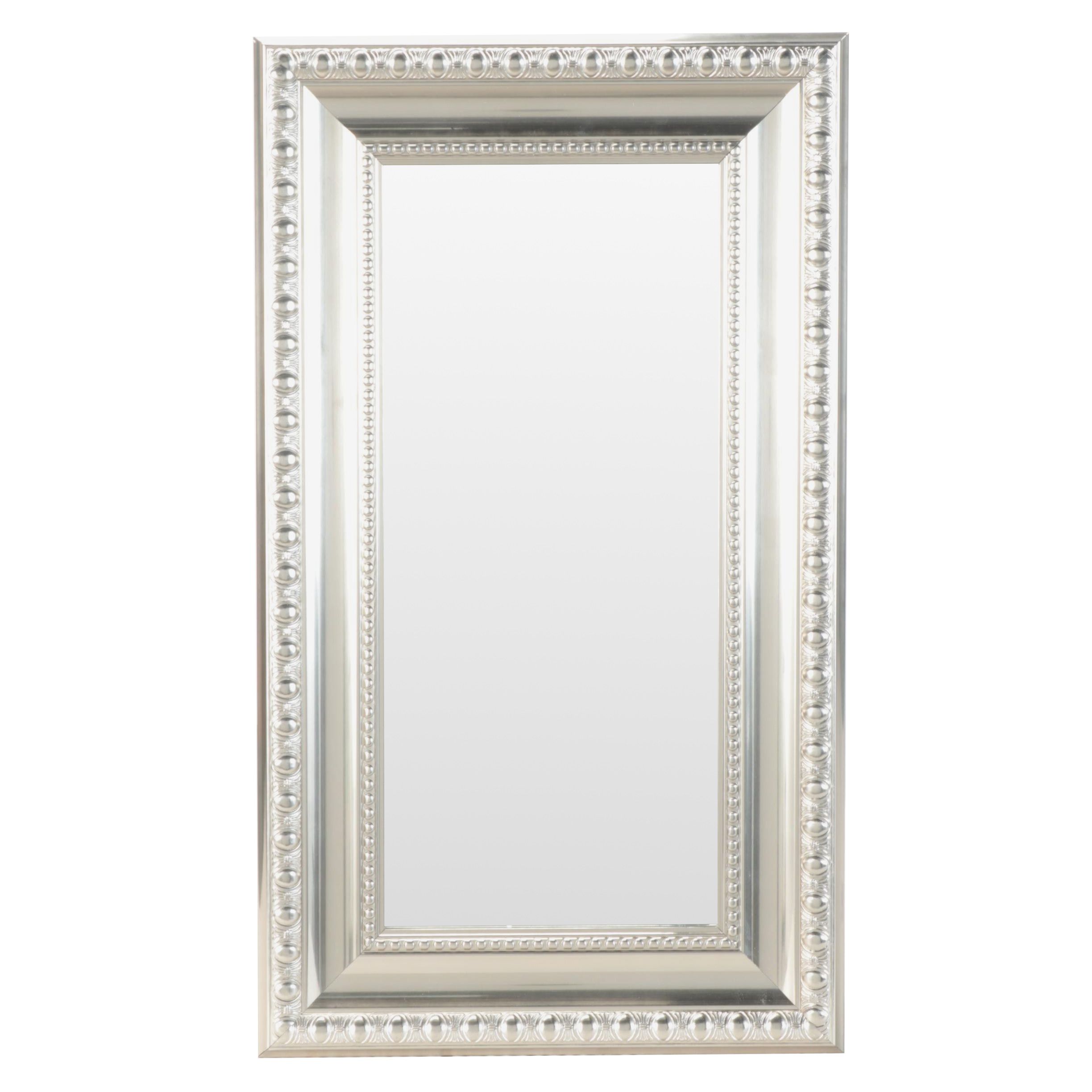 Surface Mount Mirror Medicine Cabinet with Brushed Nickel Finish Aluminum Frame