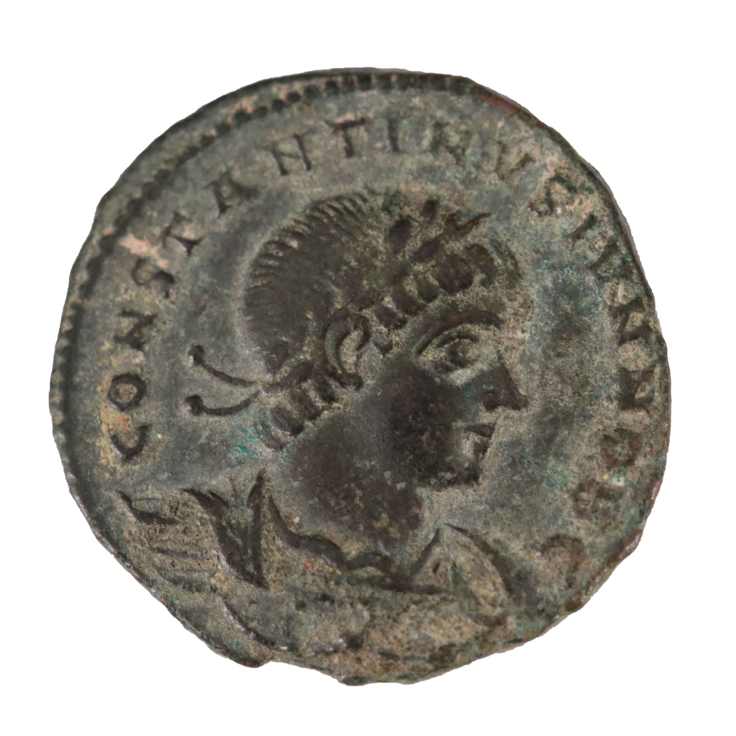 Ancient Roman Imperial Æ3 Coin of Constantine II, ca 317 AD