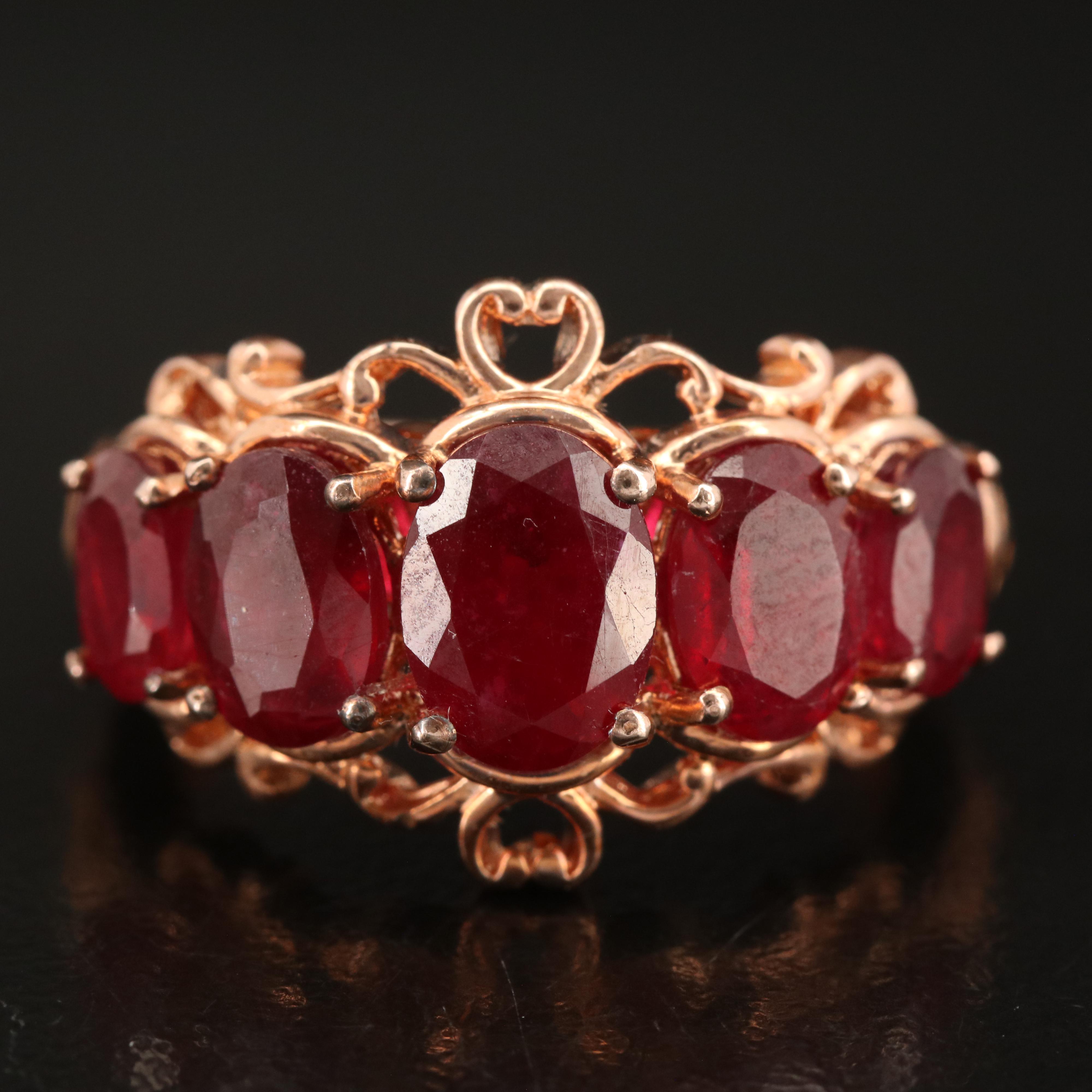 Sterling Corundum Ring