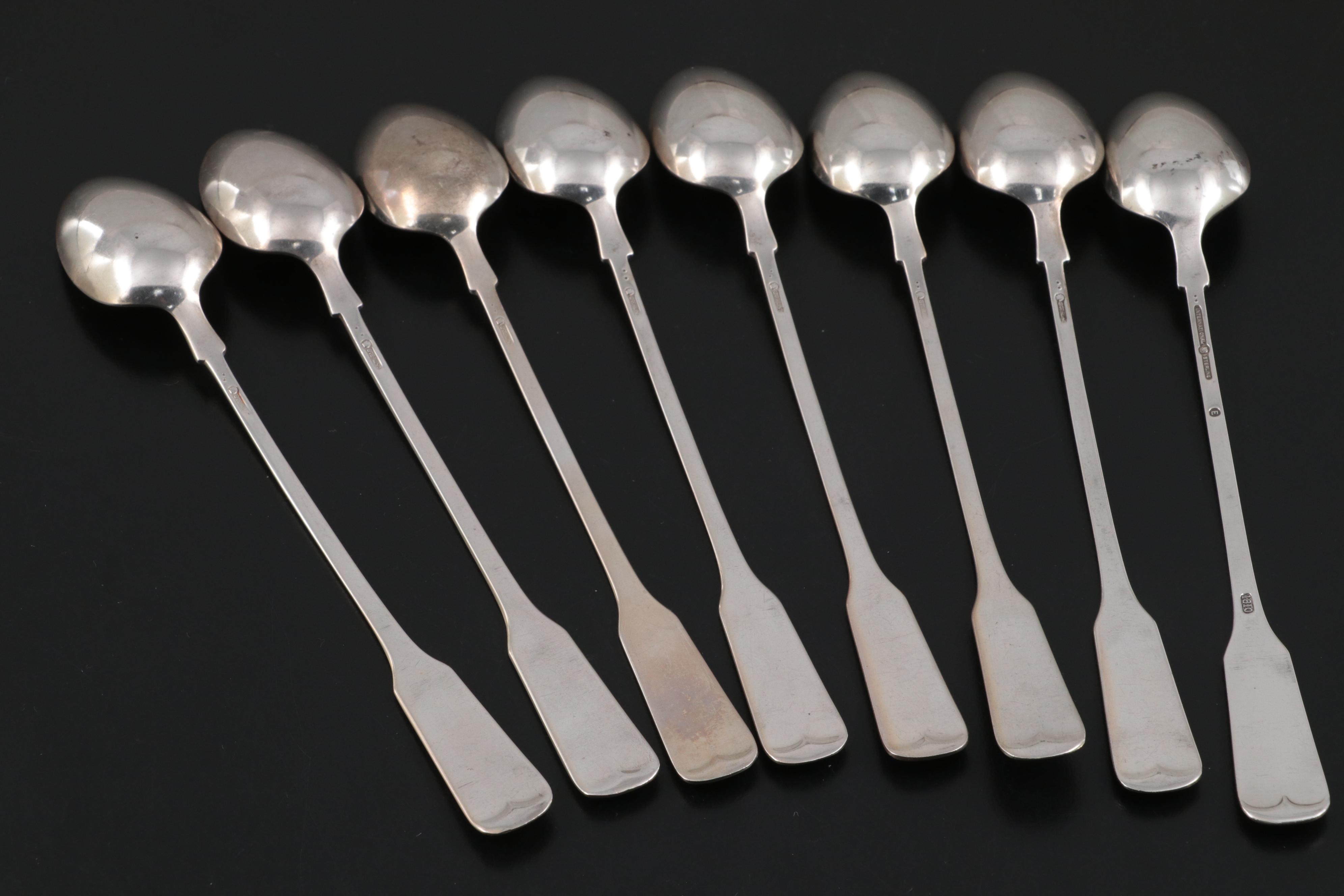 International Silver Co. "1810" Sterling Silver Iced Tea Spoons