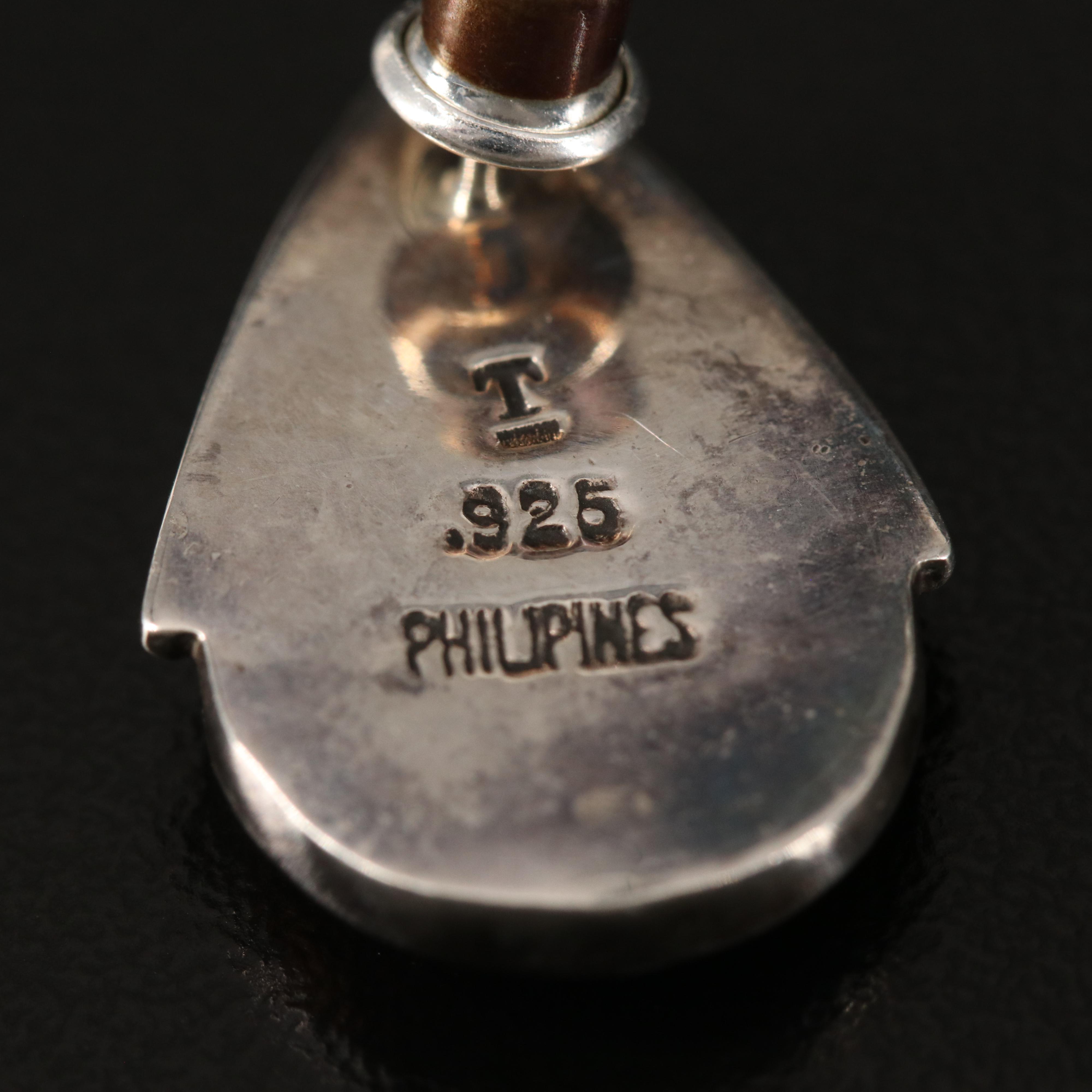 Earrings and Pendant Necklace Including Sterling and Turquoise