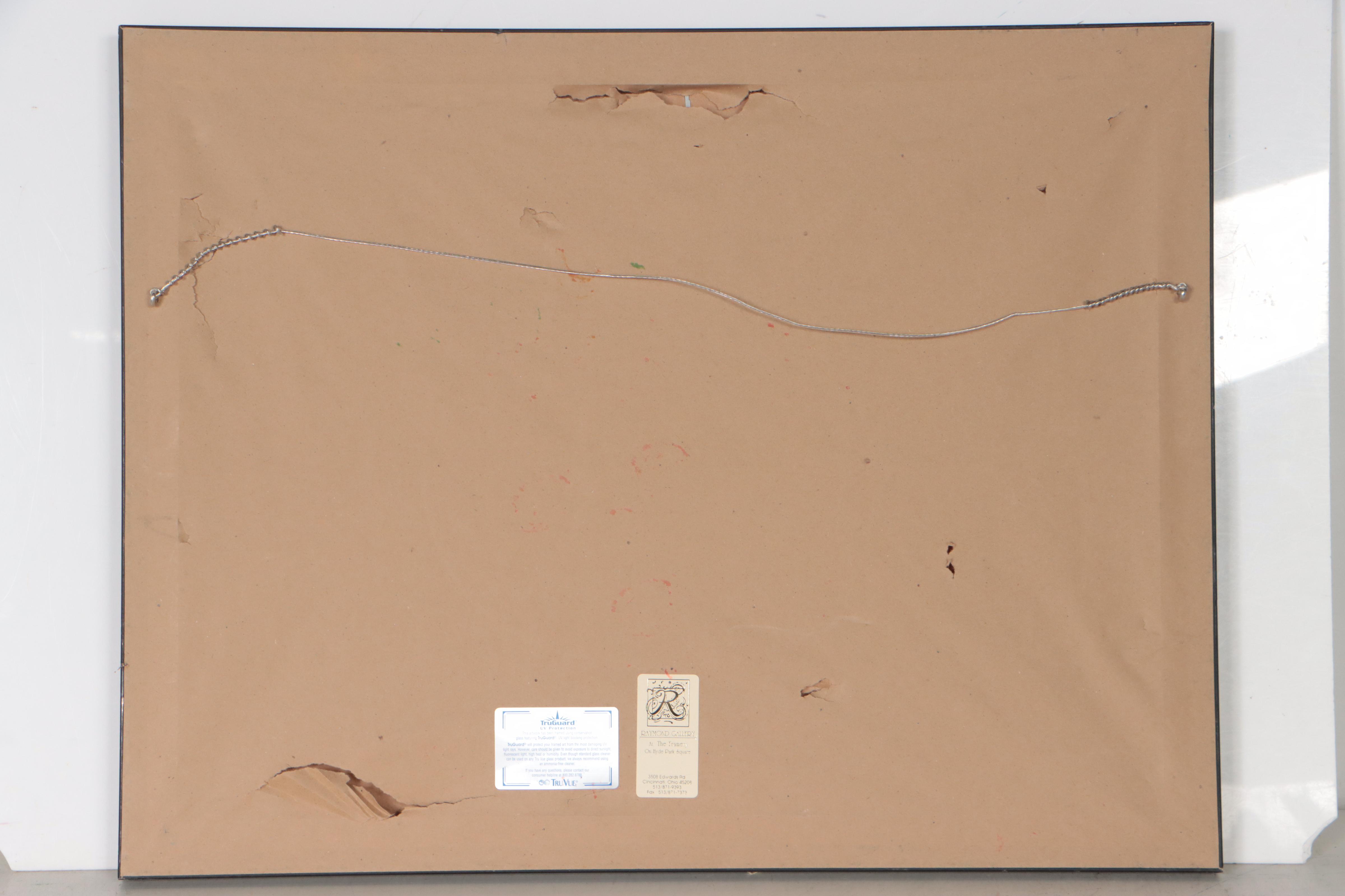 Watercolor Painting of Raccoon, 2002