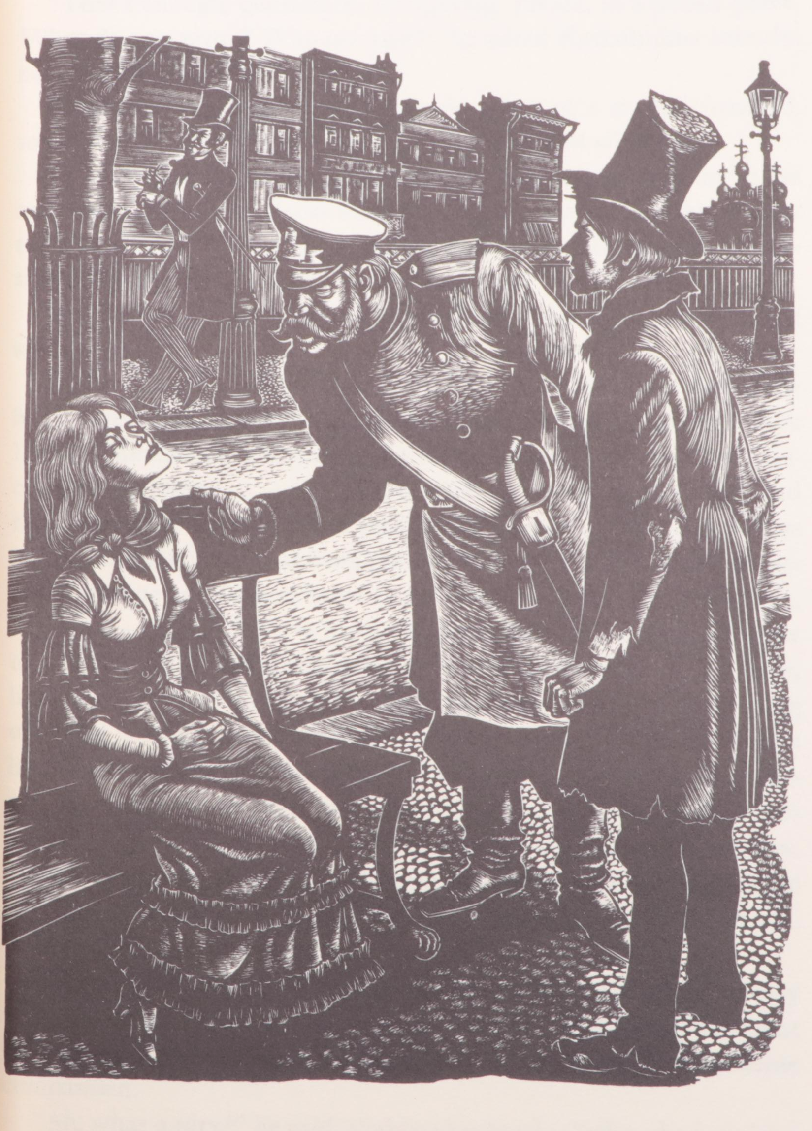 Fritz Eichenberg Illustrated "Crime and Punishment" by Fyodor Dostoevsky